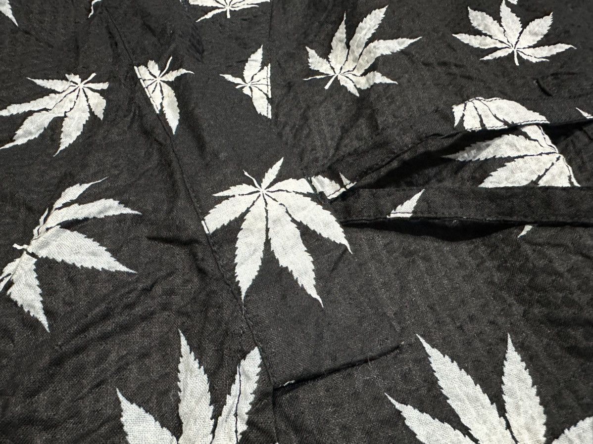 Hysteric Glamour × Japanese Brand × Vintage 🔥Sick Y2K Japanese Tradition Marijuana Peace Yukata Kimono Size US XL / EU 56 / 4 - 9 Thumbnail