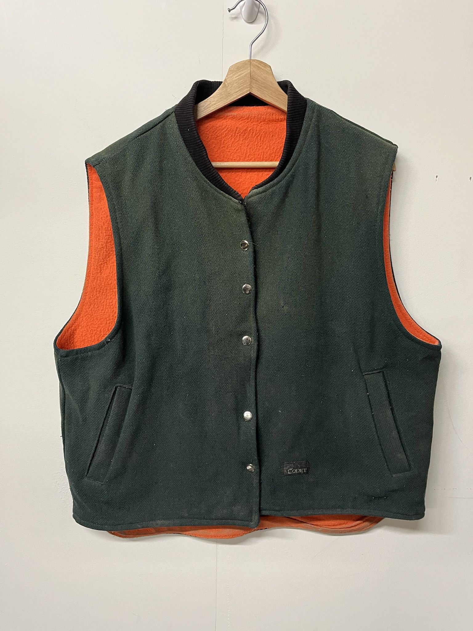 Pendleton × Vintage Vintage 1970s Codet Olive Wool Vest Size M Size US M / EU 48-50 / 2 - 1 Thumbnail
