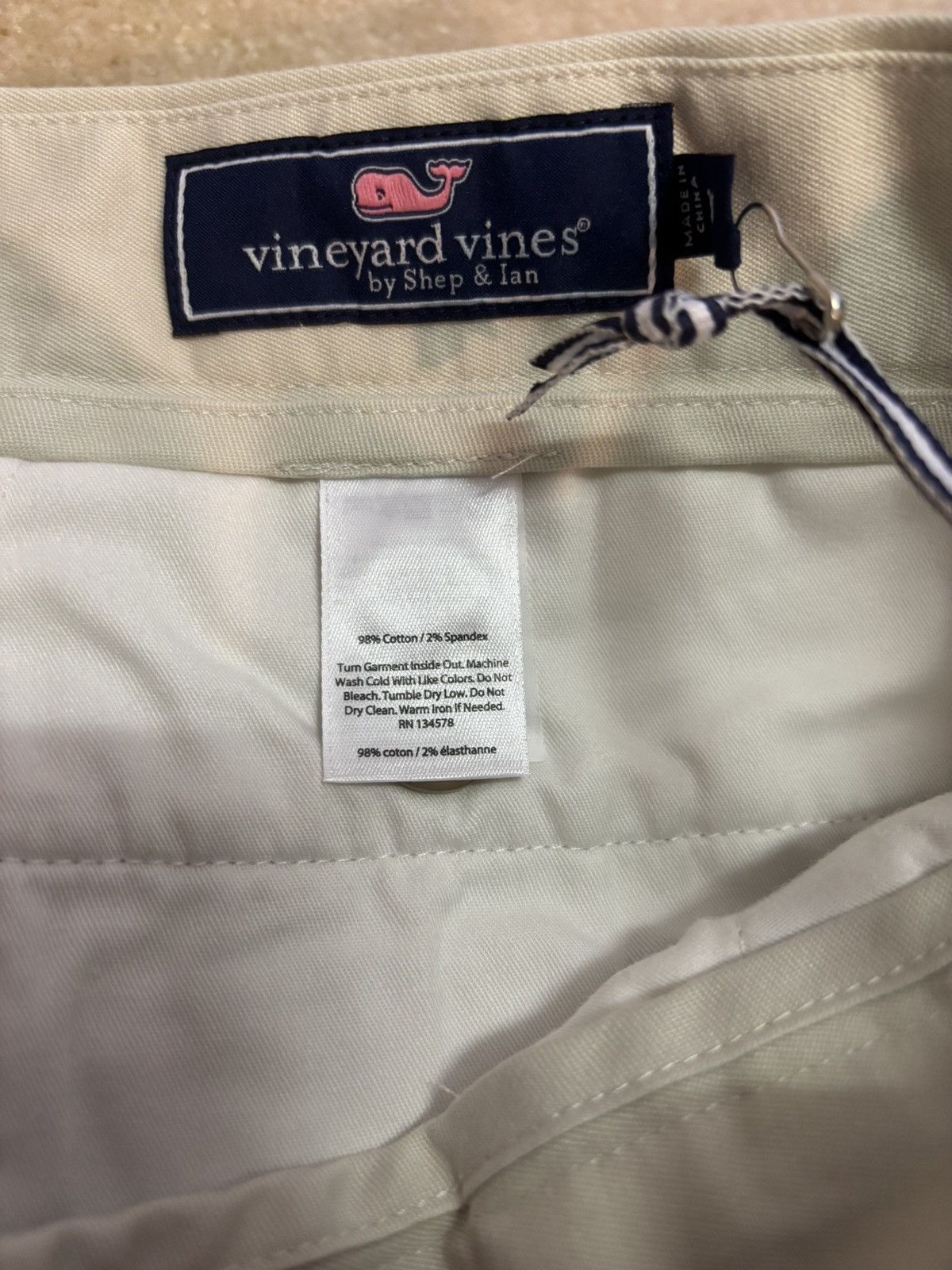 Vineyard Vines Men's Vineyard Vines 9” Breaker White 36” Shorts Size US 36 / EU 52 - 5 Thumbnail