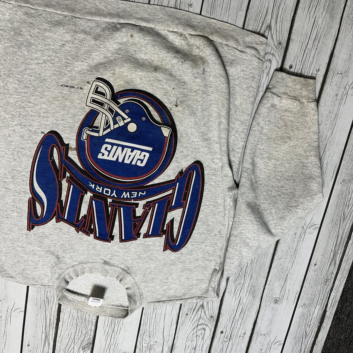 Logo 7 × NFL × Vintage Vintage New York Giants sweatshirt Size US L / EU 52-54 / 3 - 3 Thumbnail