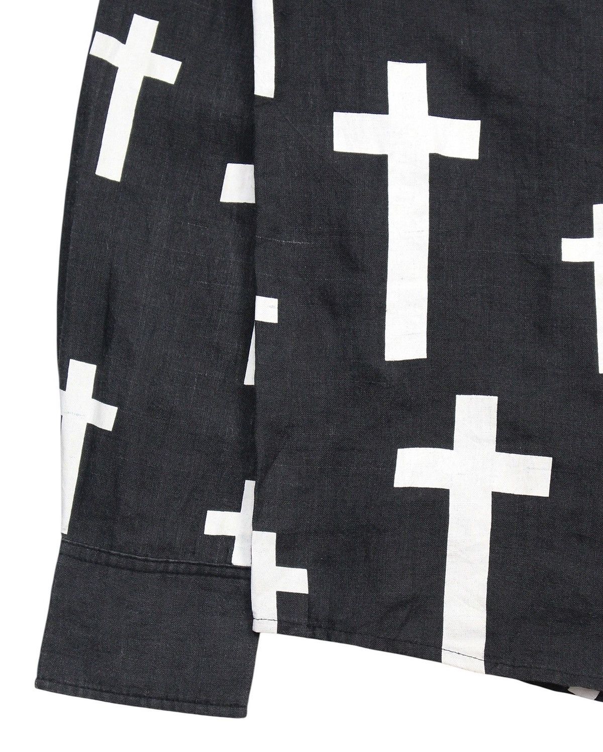 Hysteric Glamour 2010S CORVO CROSS PRINT LINEN SHIRT Size US M / EU 48-50 / 2 - 5 Thumbnail
