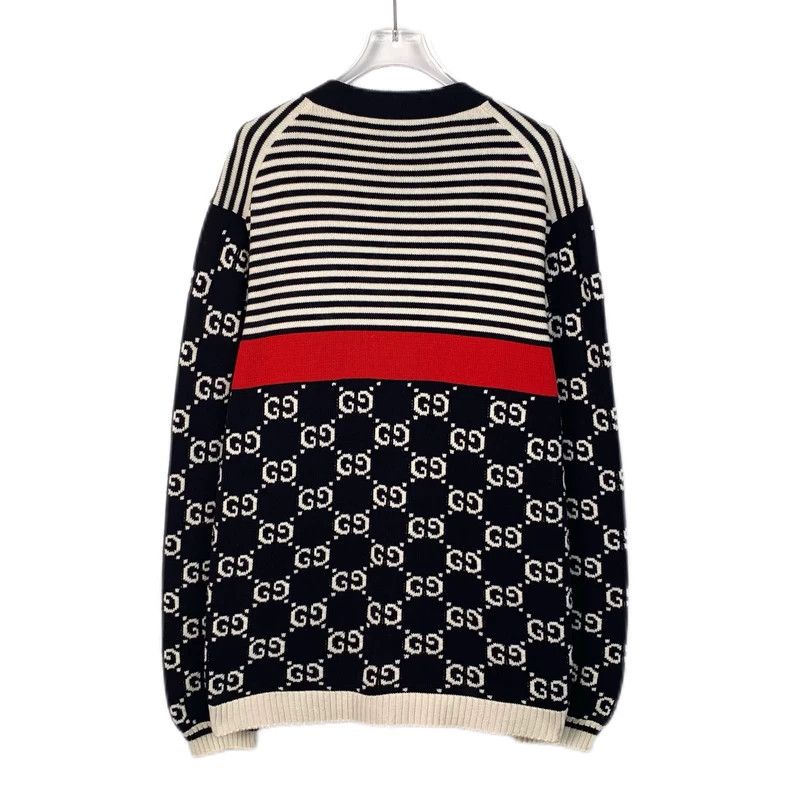 Gucci Gucci Size 3XL Color block striped logo old flower full pr Size US XL / EU 56 / 4 - 2 Thumbnail
