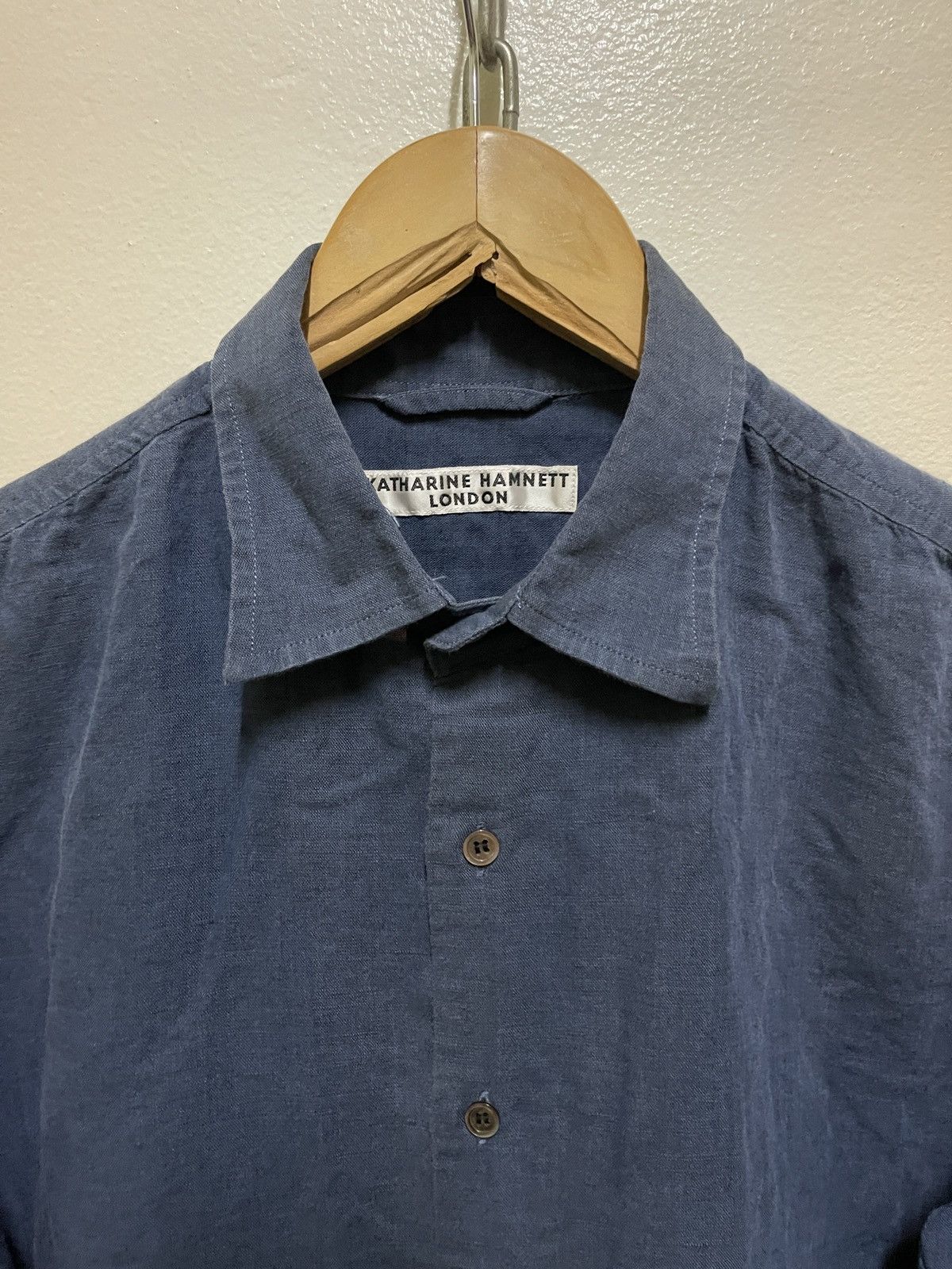 Katharine Hamnett London Katharine Hamnett Linen Shirt Size US L / EU 52-54 / 3 - 5 Thumbnail