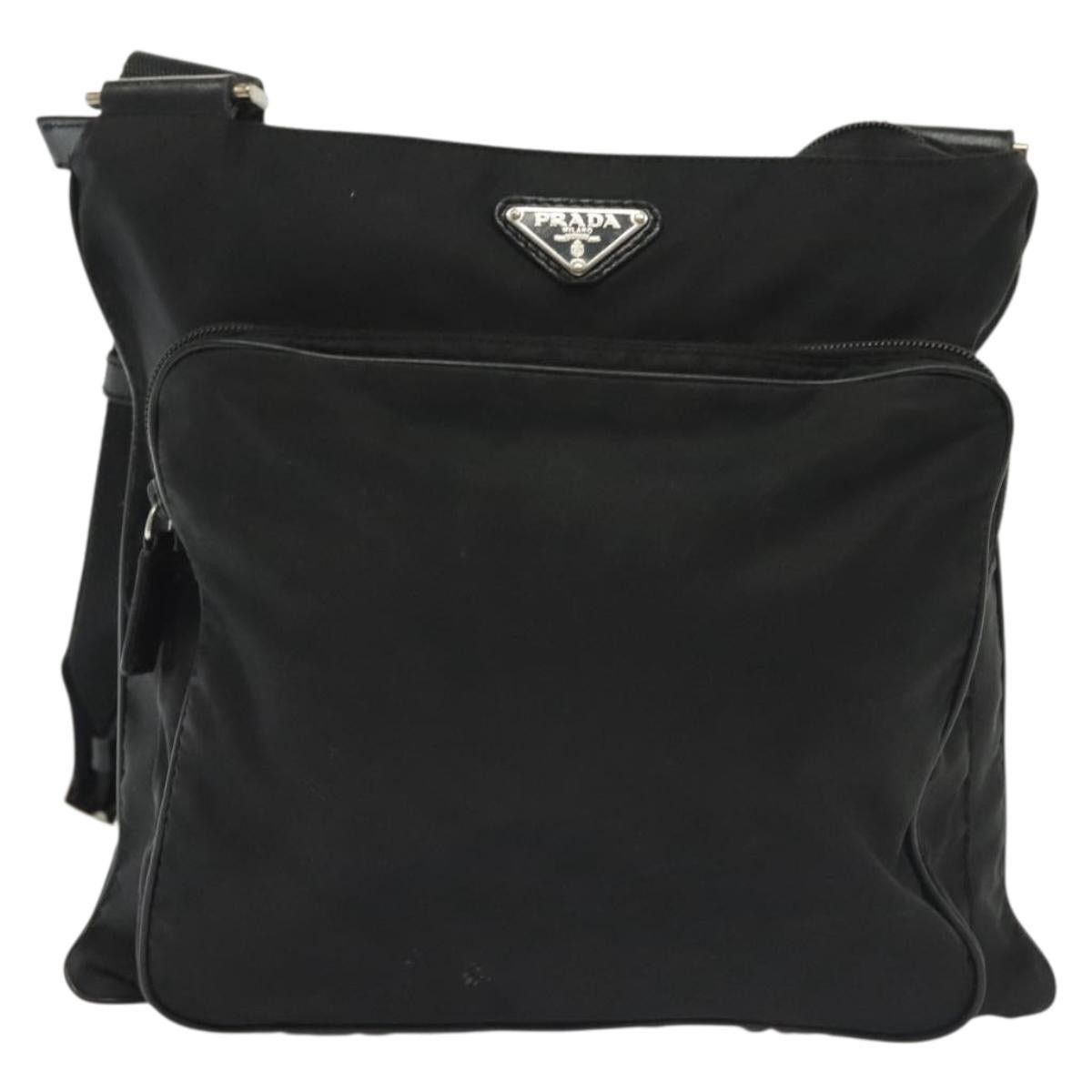 Prada PRADA Shoulder Bag Nylon Black Silver Size ONE SIZE - 2 Thumbnail