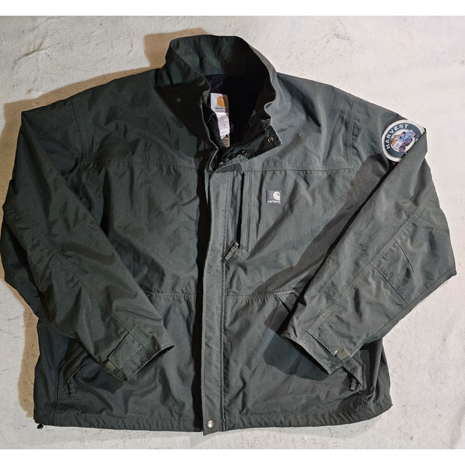 Carhartt Carhartt Signature Waterproof Breathable Softshell Jacket Green Full Zip J162 XL Size US XL / EU 56 / 4 - 2 Thumbnail