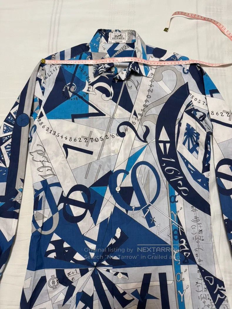 Hermes Hermes size 38 Shirt with special craft fabric Size US M / EU 48-50 / 2 - 3 Thumbnail