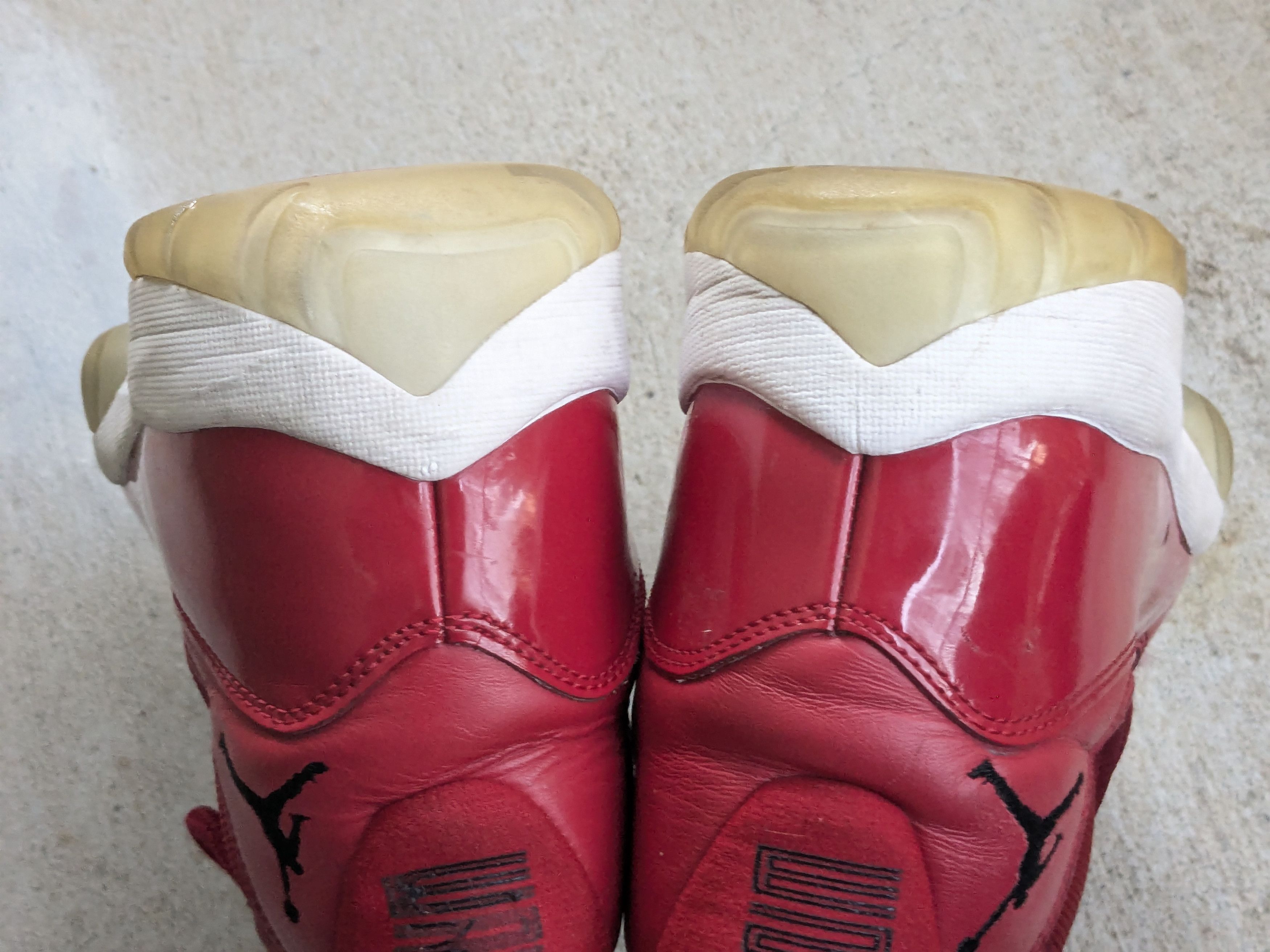 Jordan Brand Nike Air Jordan 11 Retro Win Like 96 378037-623 Red High Size US 11.5 / EU 44-45 - 15 Thumbnail