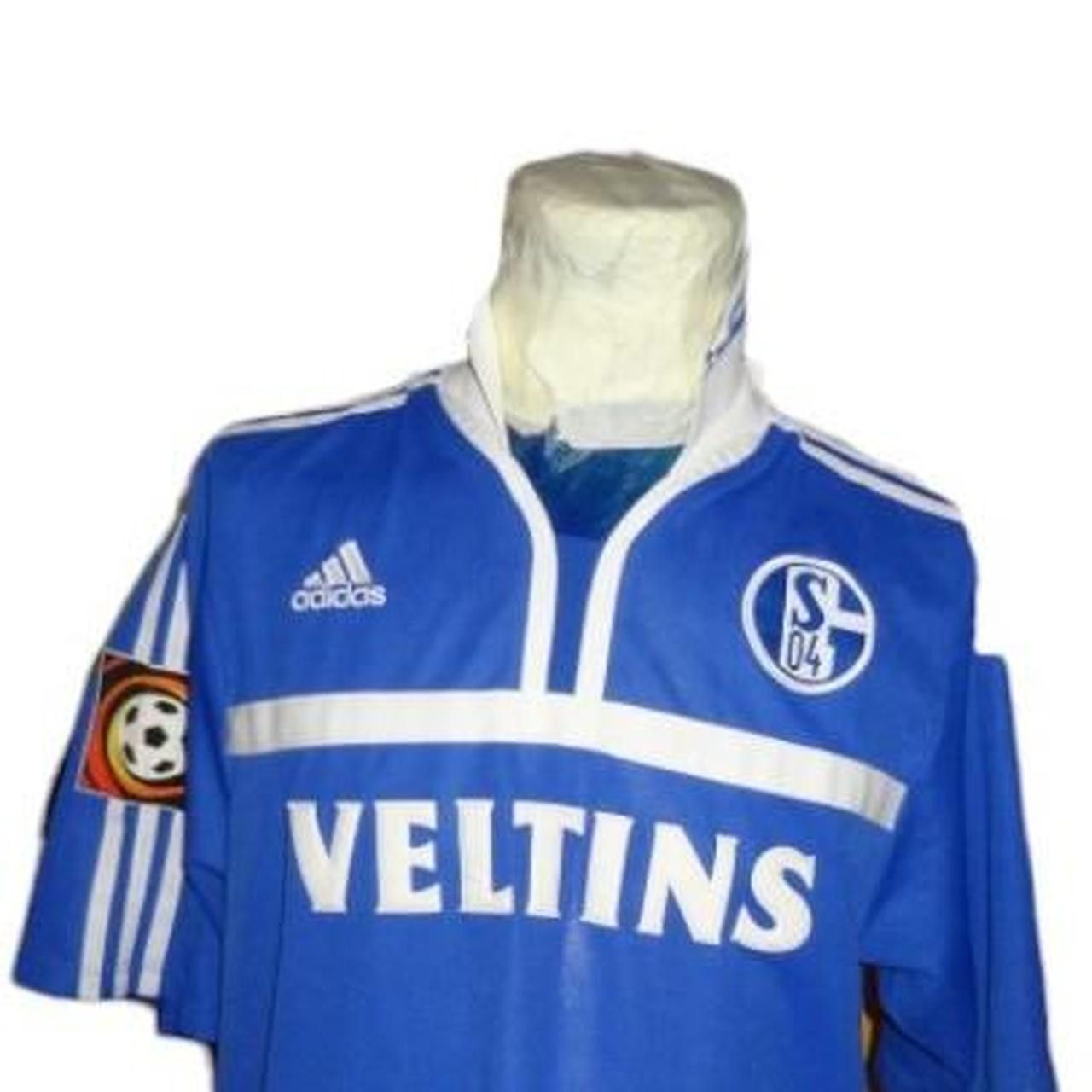 Adidas Issued Fc Schalke 2000 2001 2002 Home Shirt Jersey Size US XL / EU 56 / 4 - 1 Thumbnail