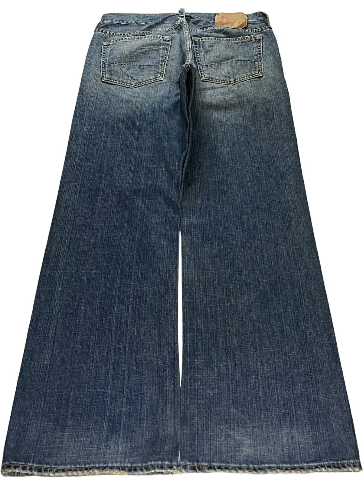 Abercrombie & Fitch Vintage Abercrombie Mud Wash Distressed Bootcut Jeans Size US 31 - 2 Thumbnail