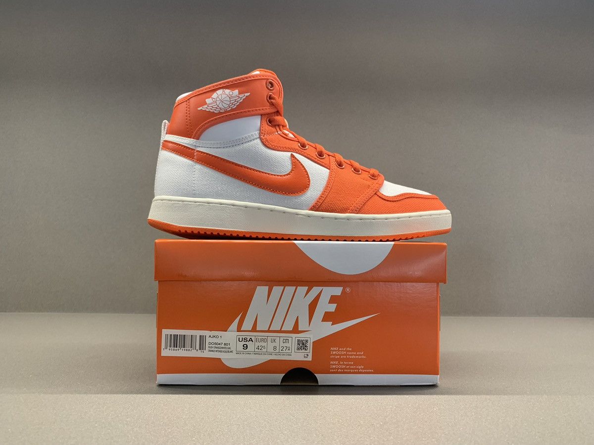 Jordan Brand Jordan 1 Retro AJKO Rush Orange Size US 9 / EU 42 - 4 Thumbnail