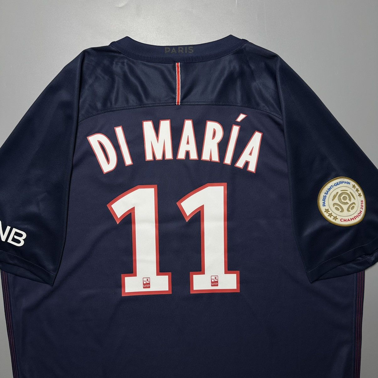 Nike PSG NIKE 2016/2017 FOOTBALL SOCCER HOME JERSEY #11 DI MARIA Size US XXL / EU 58 / 5 - 9 Thumbnail