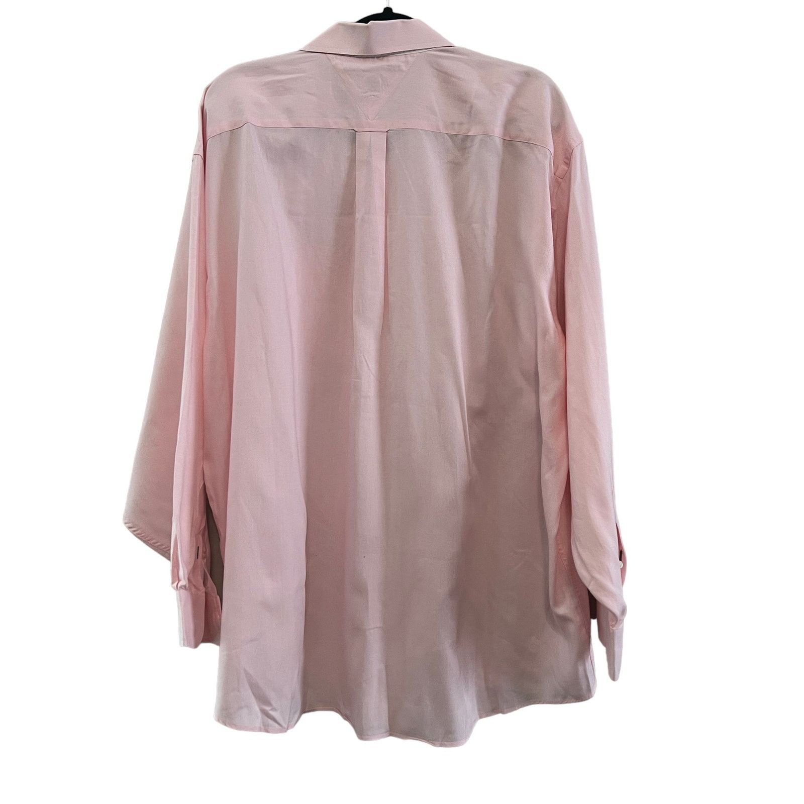 Tommy Hilfiger Vintage Tommy Hilfiger Pink Button Down Shirt 17.5/34-35 Size US XL / EU 56 / 4 - 2 Thumbnail