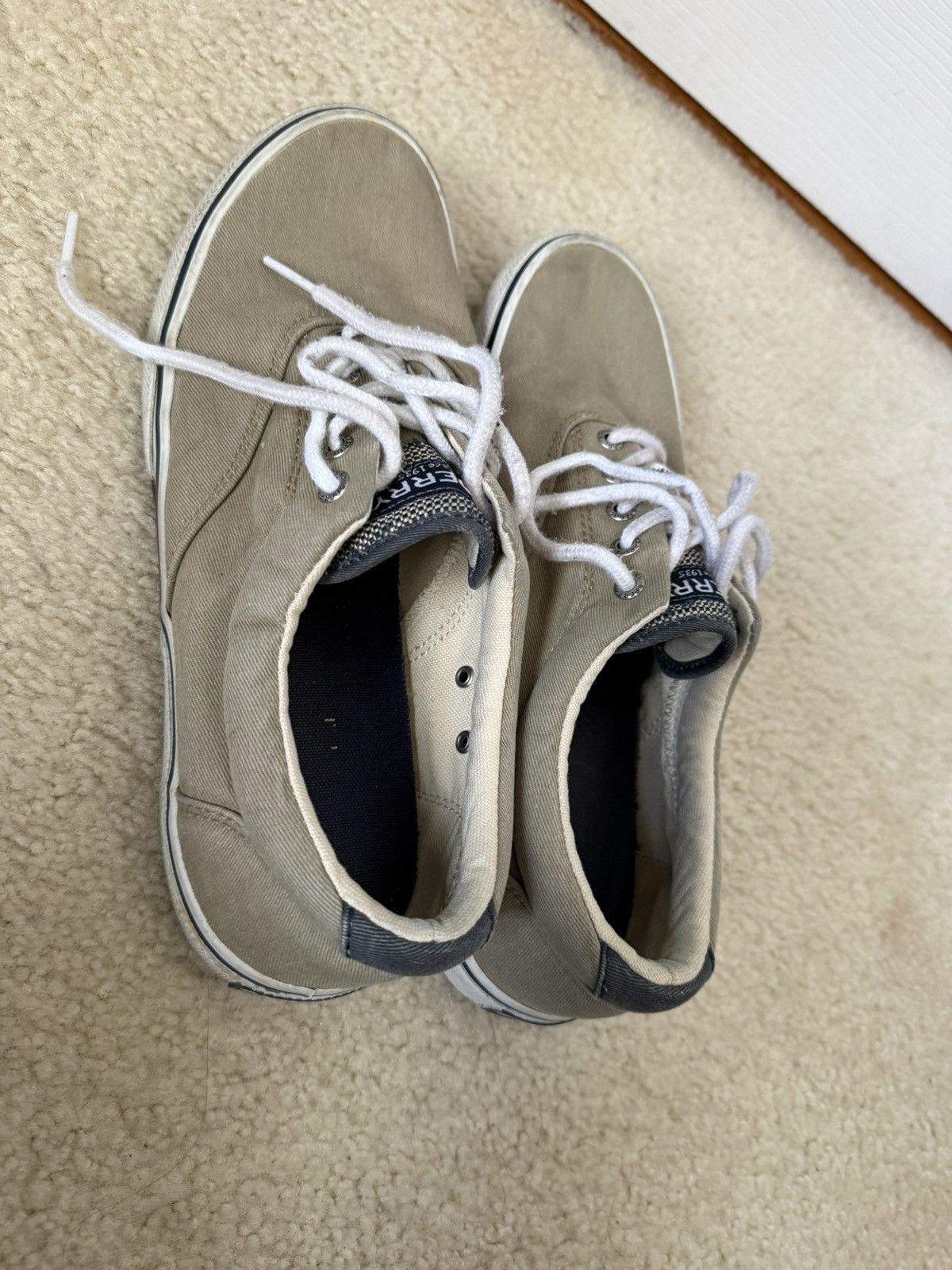 Sperry Sperry khaki canvas skateboarding shoes Size US 10 / EU 43 - 4 Thumbnail