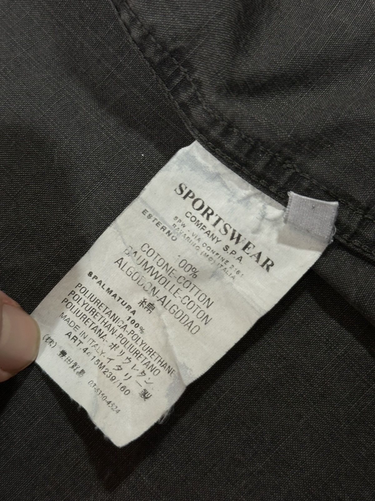 Stone Island Stone Island - SS06 Anthracite Technical Jacket Size US M / EU 48-50 / 2 - 12 Thumbnail
