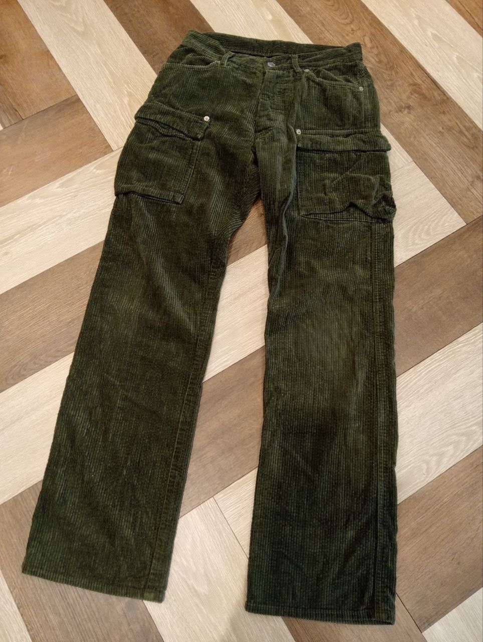 Issey Miyake VINTAGE FINAL HOME CORDUROY 6 POCKET CARGO PANTS Size US 28 / EU 44 - 3 Thumbnail
