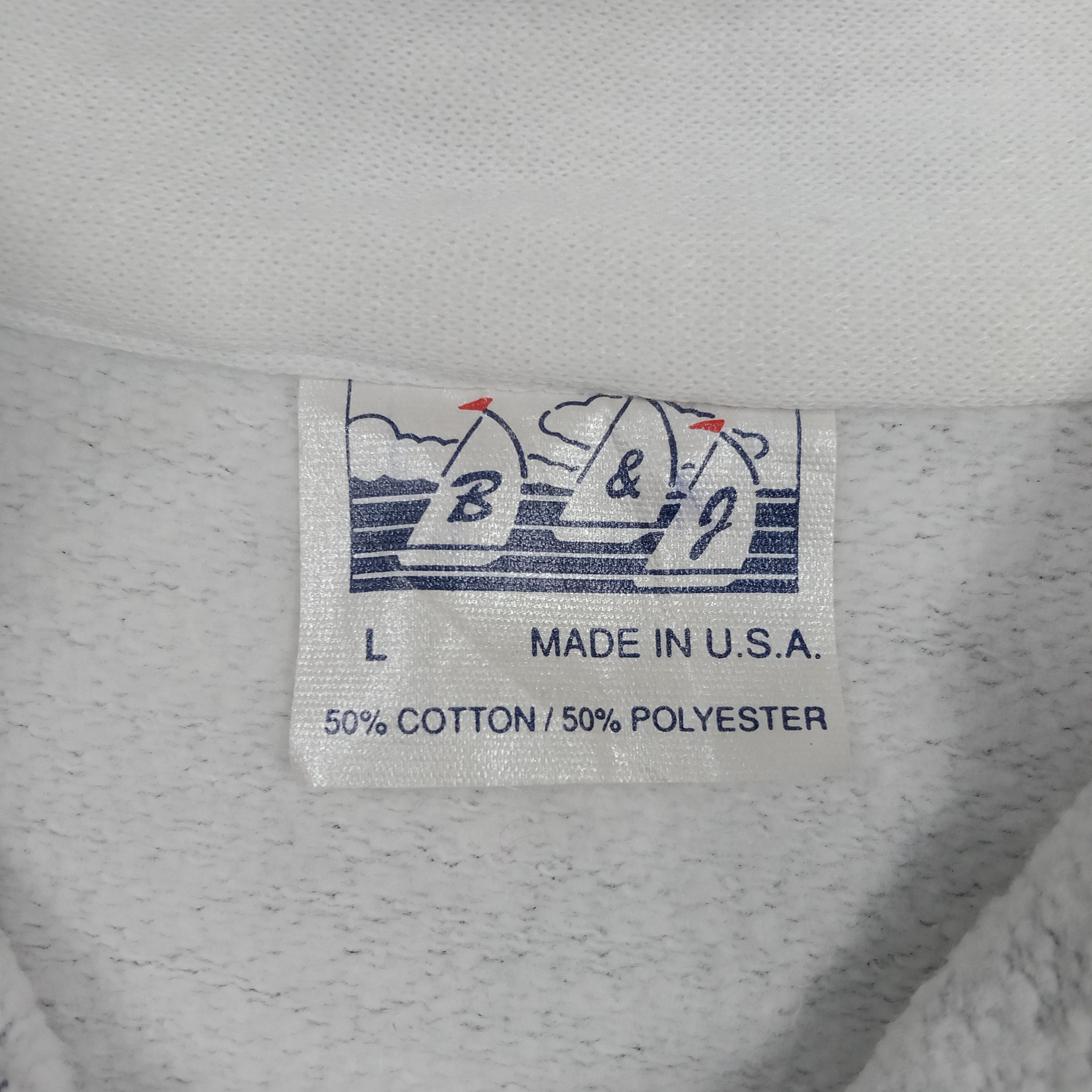 Vintage 90's California San Francisco Half Zip Sweatshirt C290N27 Size US L / EU 52-54 / 3 - 3 Thumbnail