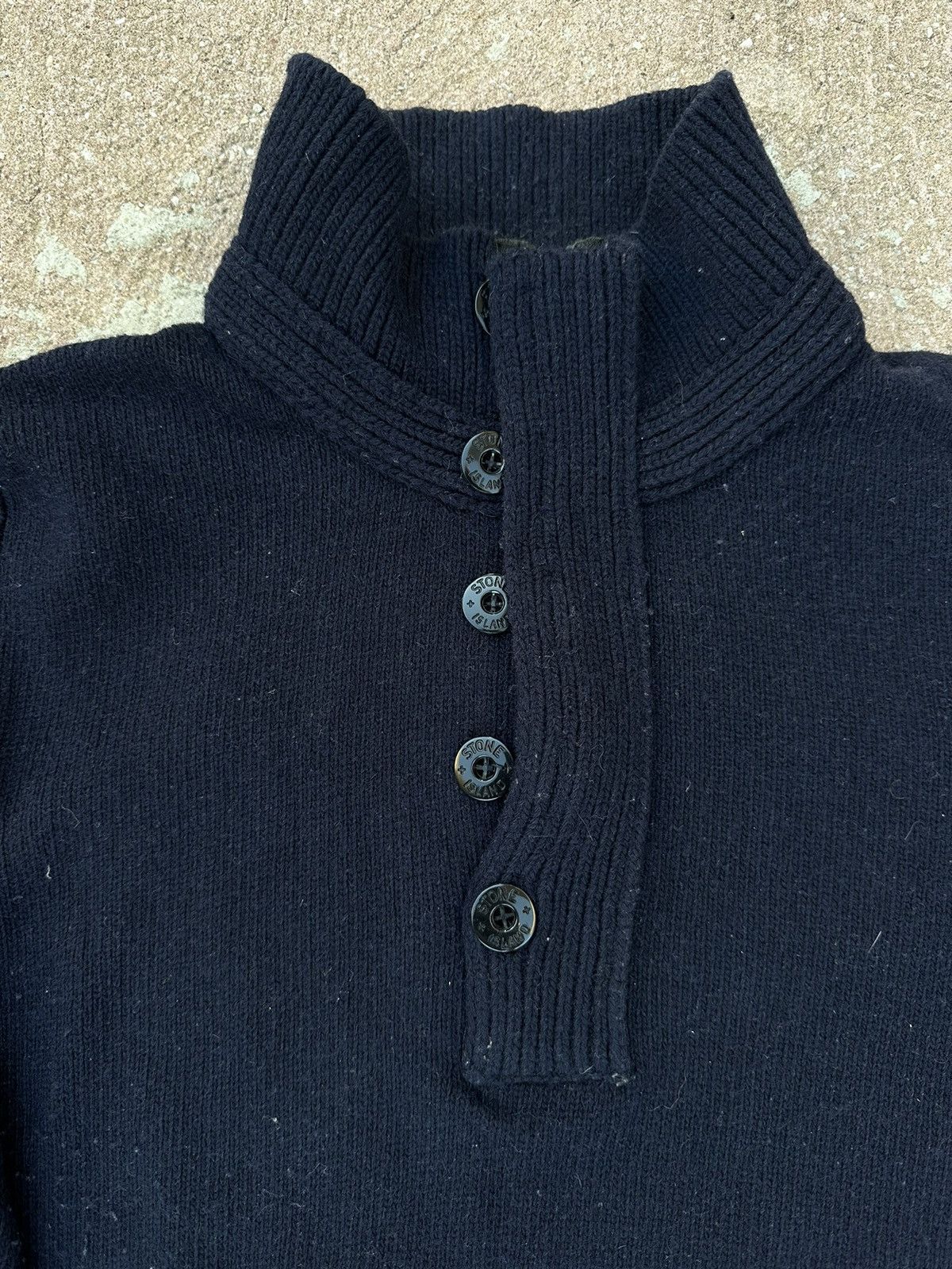 Stone Island Sweater Navy M size