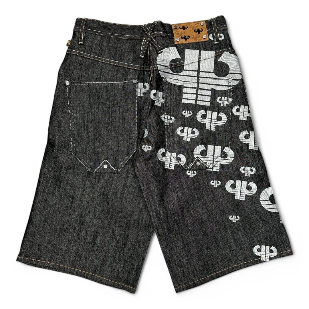 Pelle Pelle × Playboi Carti × Vintage PELLE PELLE BAGGY SHORTS Size US 30 / EU 46 - 2 Thumbnail