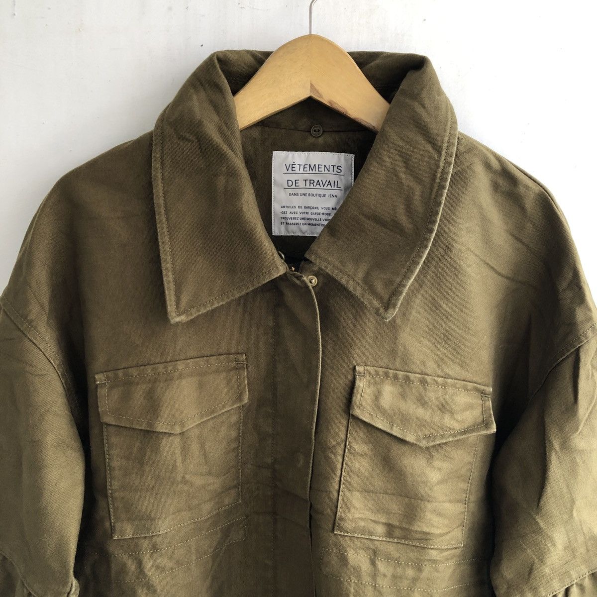 Danton × Japanese Brand IENA VETEMENTS DE TRAVAIL CATTON BLAZER JACKET Size M / US 6-8 / IT 42-44 - 2 Thumbnail