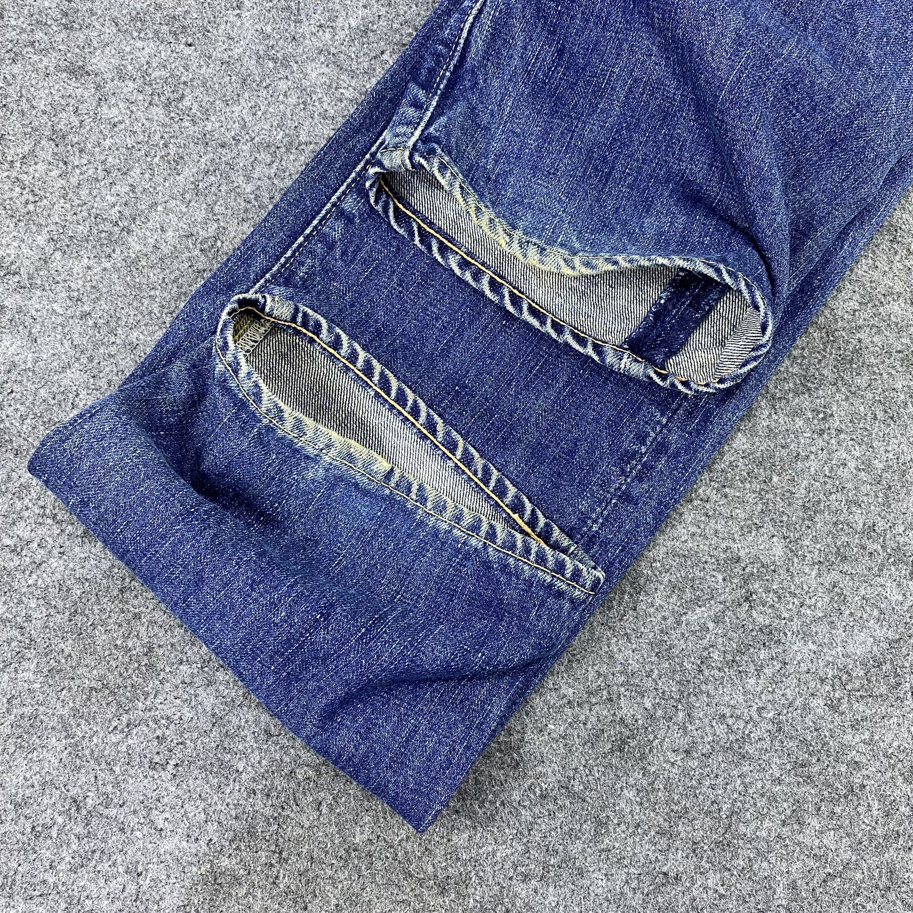 Full Count & Co. × Japanese Brand × Vintage Vintage Full Count & Co. Fly Button Blue Wash Jeans-J1167 Size US 29 - 14 Thumbnail