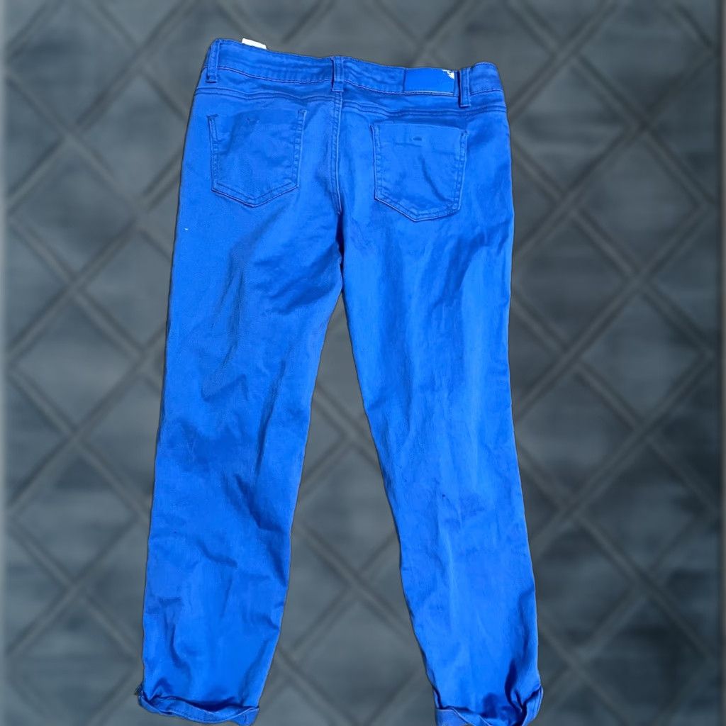 Buffalo David Bitton Buffalo David Bitton Gibson Cropped Skinny Blue Jeans Size 30 Size 30" / US 8 / IT 44 - 1 Thumbnail