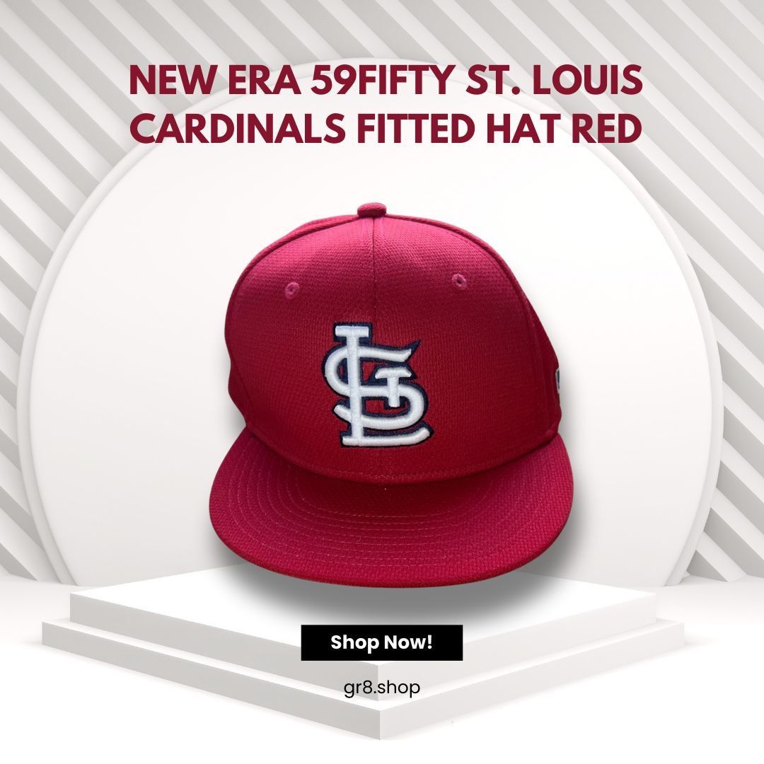 New Era New Era 59FIFTY St. Louis Cardinals Red Fitted Hat Size 7 3/ Size ONE SIZE - 1 Thumbnail
