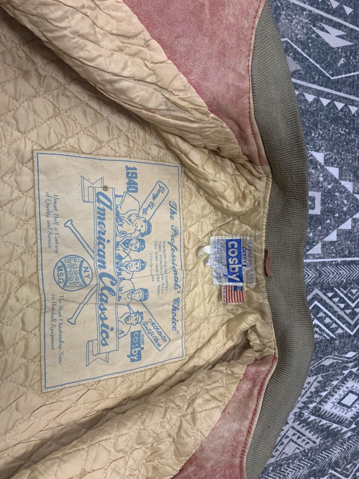 Genuine Leather 80s GERRY COSBY LEATHER BOMBER JACKET NICE FADED Size US M / EU 48-50 / 2 - 14 Thumbnail