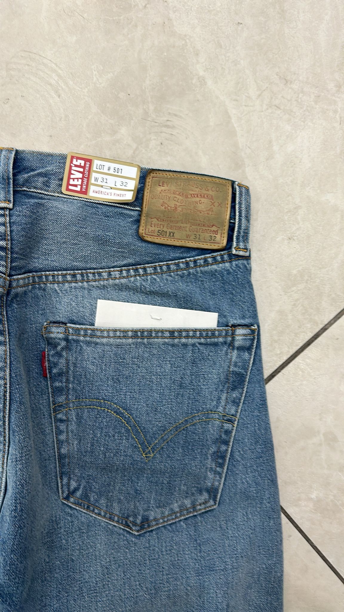 Levi's Vintage Clothing LVC Levi's Vintage Clothing 1947 501XX BigE Selvedge Jeans Size US 31 - 5 Thumbnail