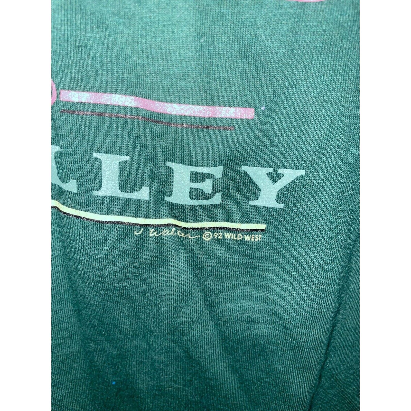 Jerzees Vintage Scottys Castle Shirt Death Valley Green Tee VTG 90s Size US L / EU 52-54 / 3 - 7 Thumbnail