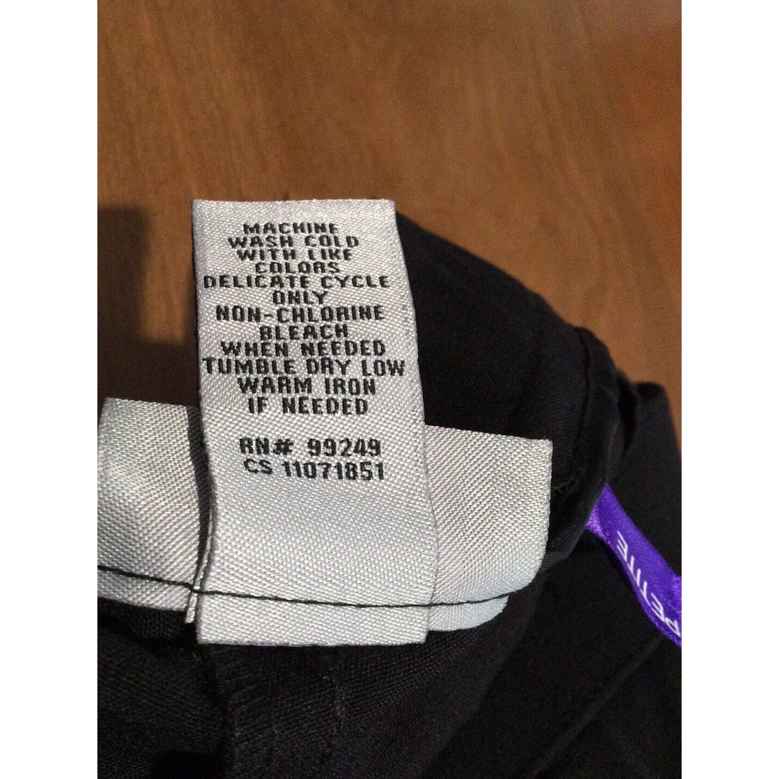 Other Catherine's Black Petite Elastic Waist Pant Size 34WP NWT Size 24" / US 00 / IT 34 - 16 Thumbnail