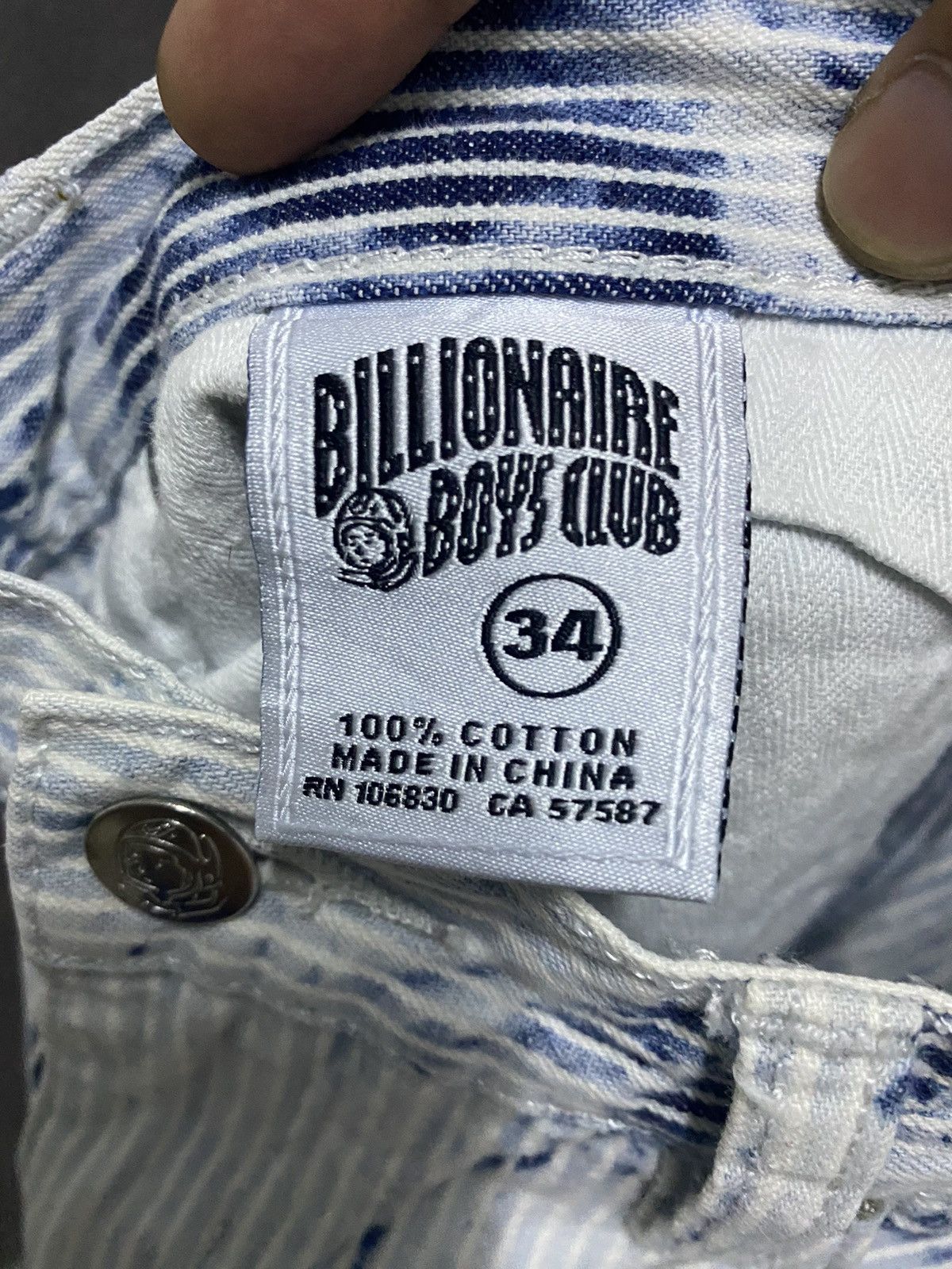 Billionaire Boys Club Billionaire Boys Club Hickory Bleach stripe pants Size US 34 / EU 50 - 15 Thumbnail