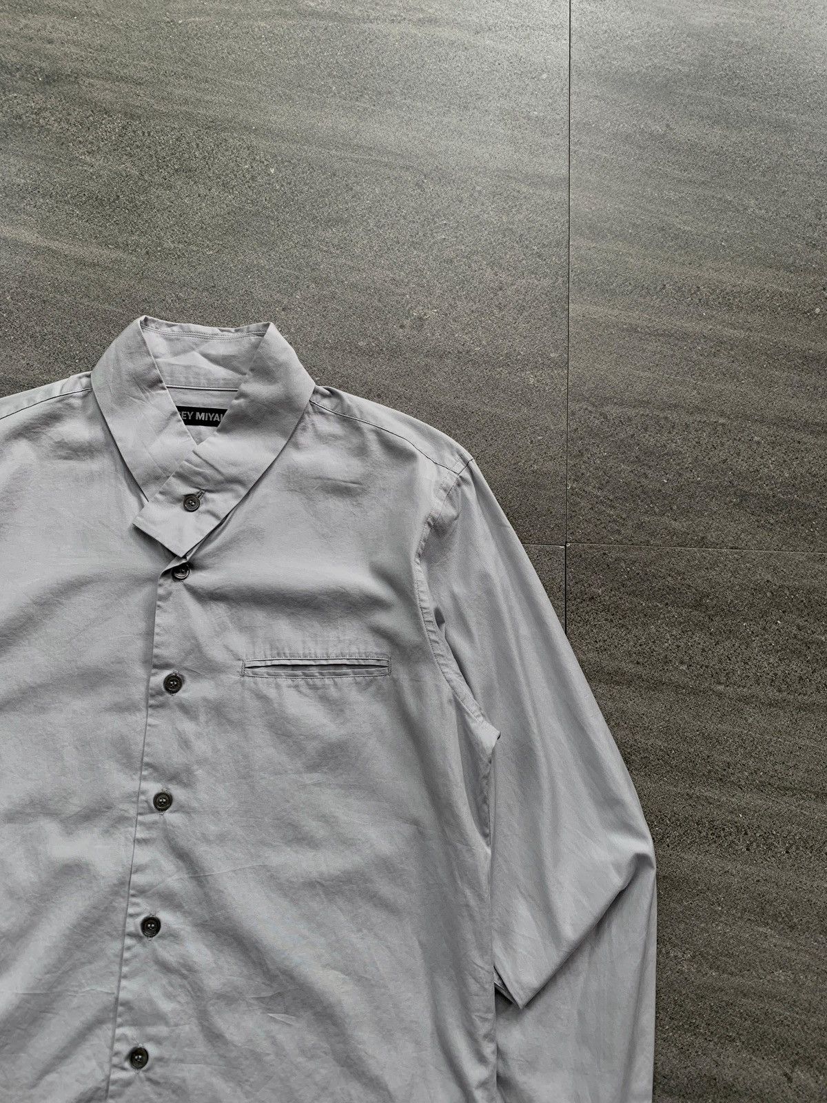 Issey Miyake FREE IMPORT TAX Mandarin Collar Shirt Size US S / EU 44-46 / 1 - 2 Thumbnail