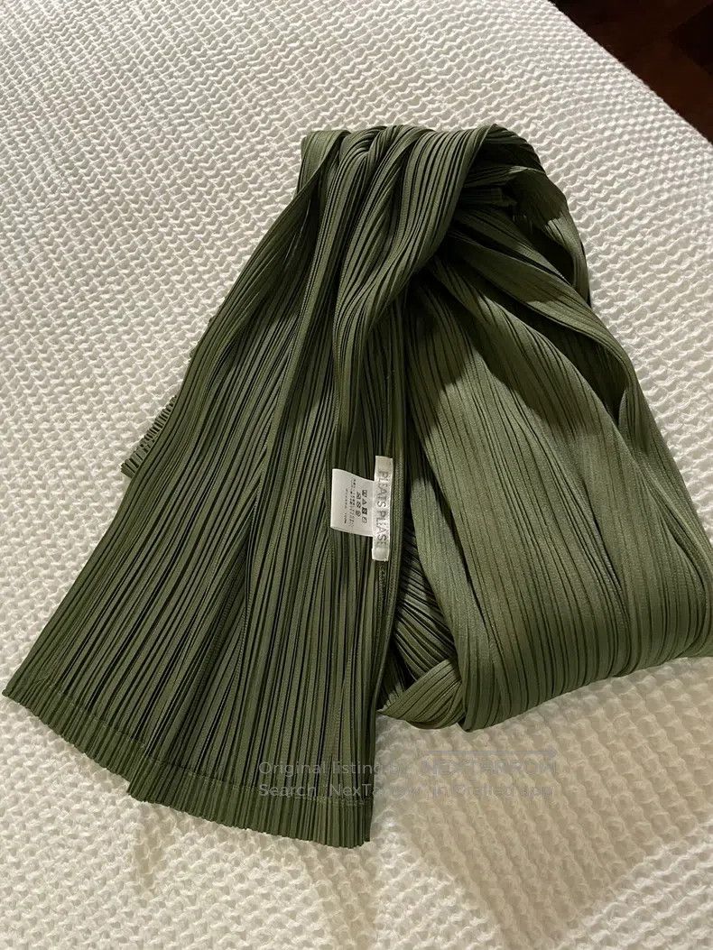 Issey Miyake Issey Miyake Green Vest Size L / US 10 / IT 46 - 5 Thumbnail