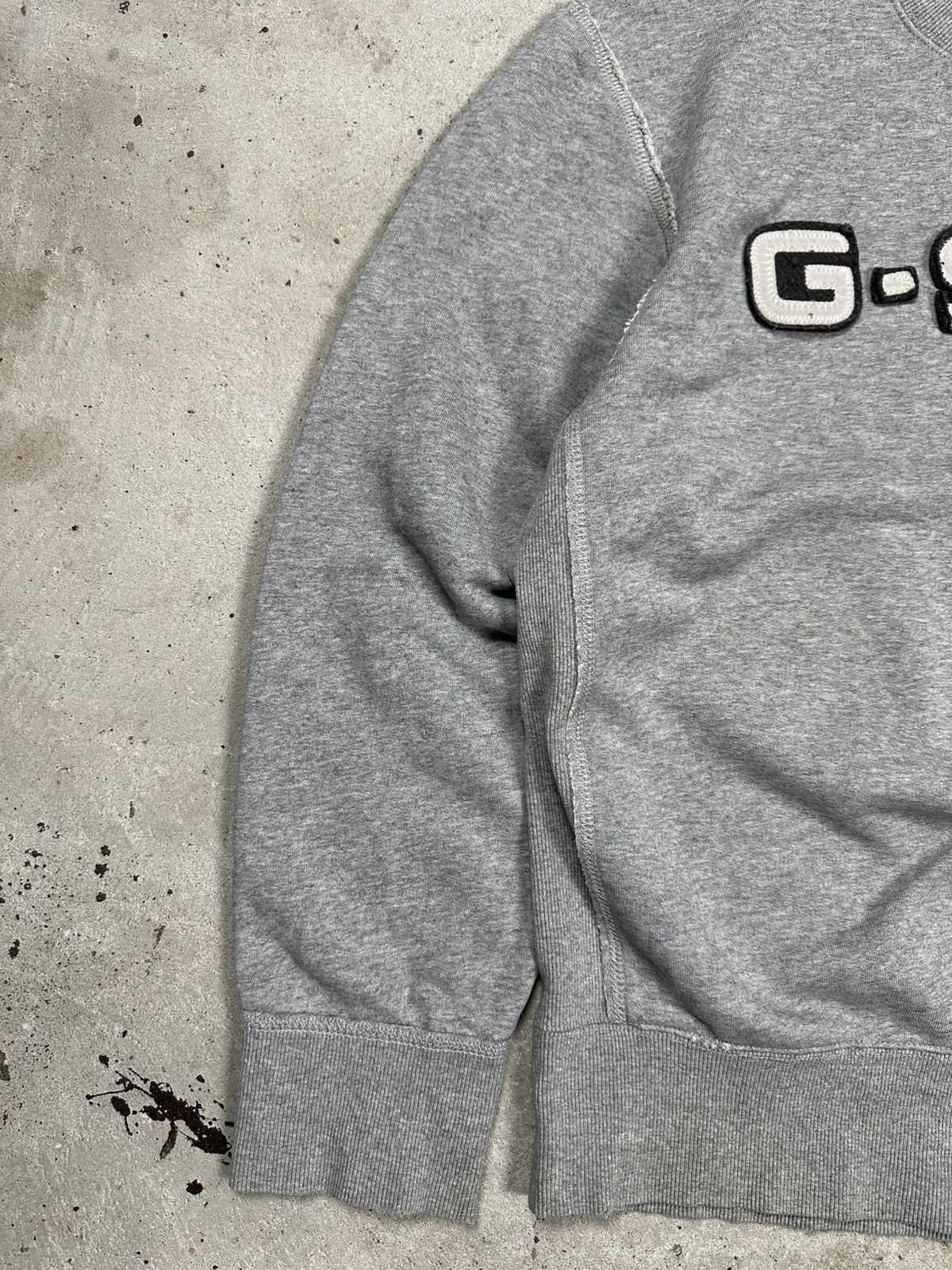 G-Star Vintage Y2K G Star Raw Distressed Crewneck Sweatshirt Logo Size US XL / EU 56 / 4 - 7 Thumbnail