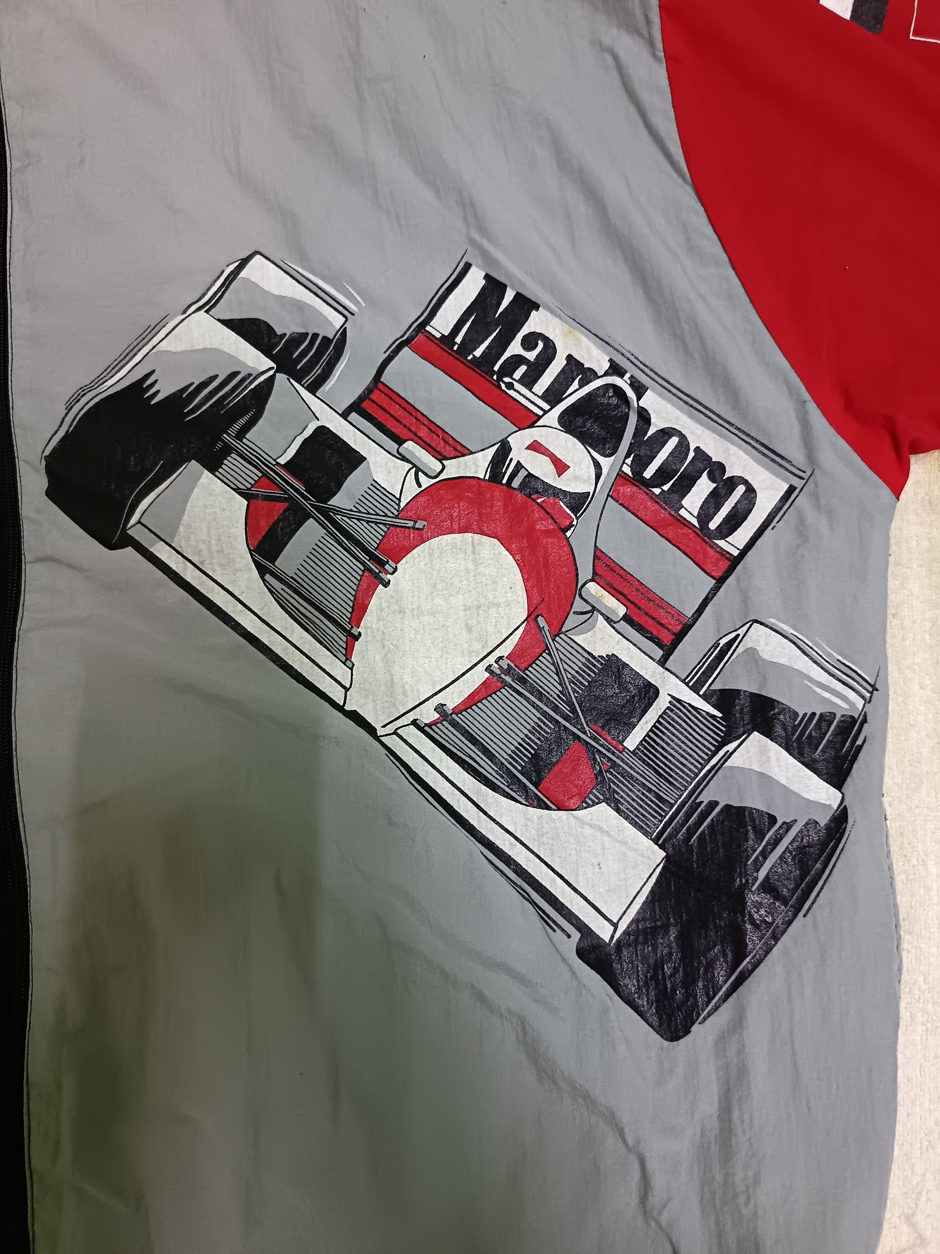 Marlboro Vintage Marlboro World Champion Team F1 Bomber Jacket Size US L / EU 52-54 / 3 - 6 Thumbnail