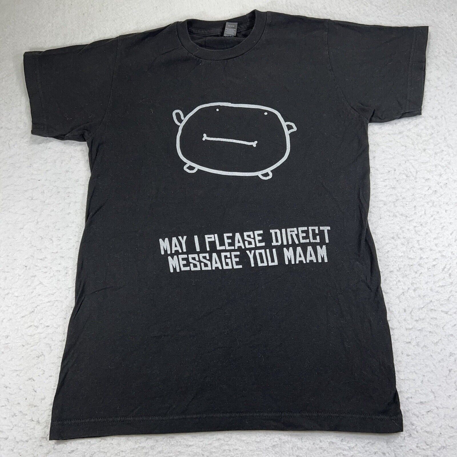 Tultex May I Please Direct Message You Ma'am Small Graphic T Shirt Size US S / EU 44-46 / 1 - 1 Thumbnail