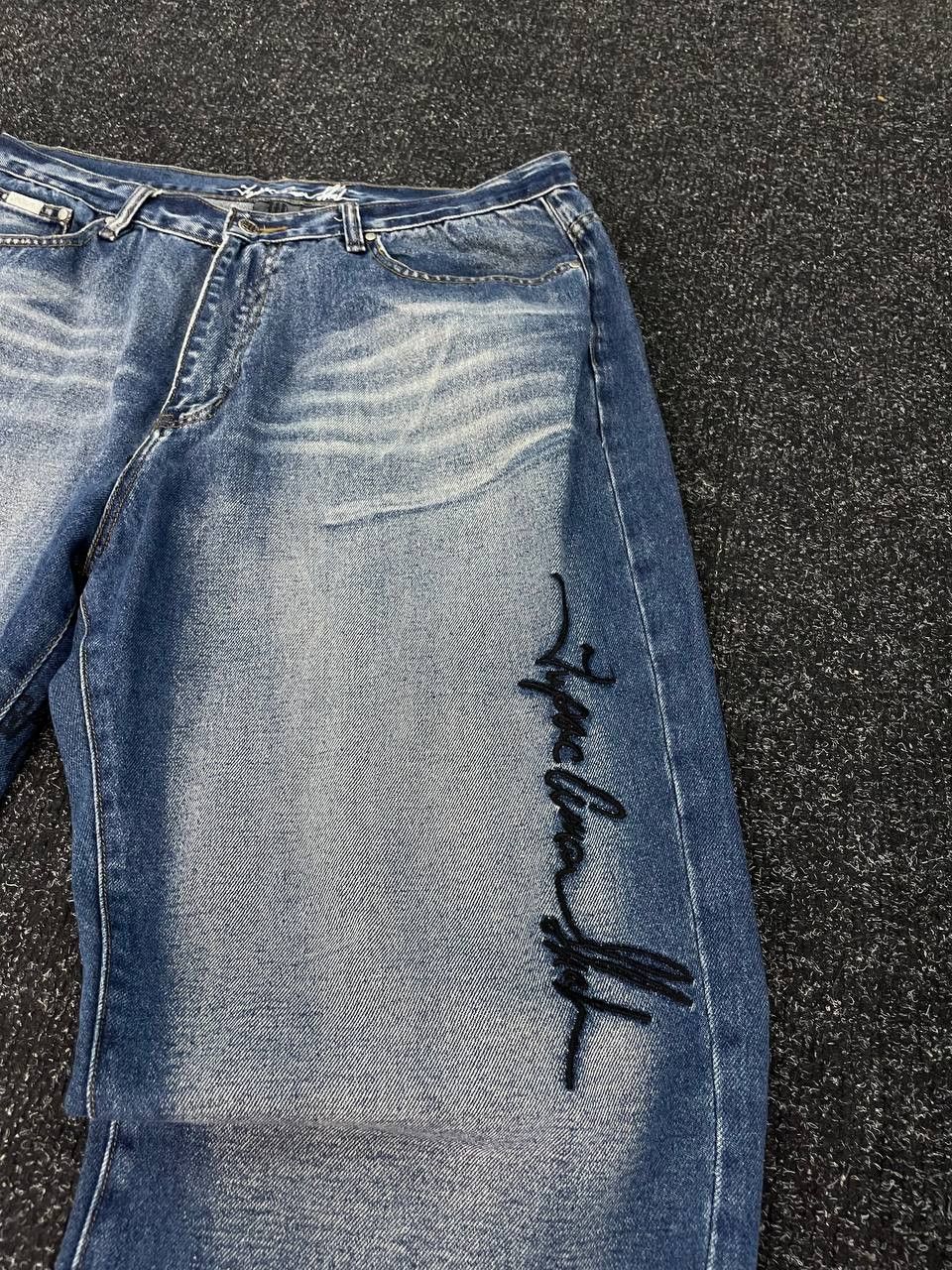 Hysteric Glamour × Le Grande Bleu (L.G.B.) × Makaveli Makavel HYSTERIC GLAMOUR BALENCIAGA STYLE FLARED PANTS BAGGY Size US 40 / EU 56 - 4 Thumbnail