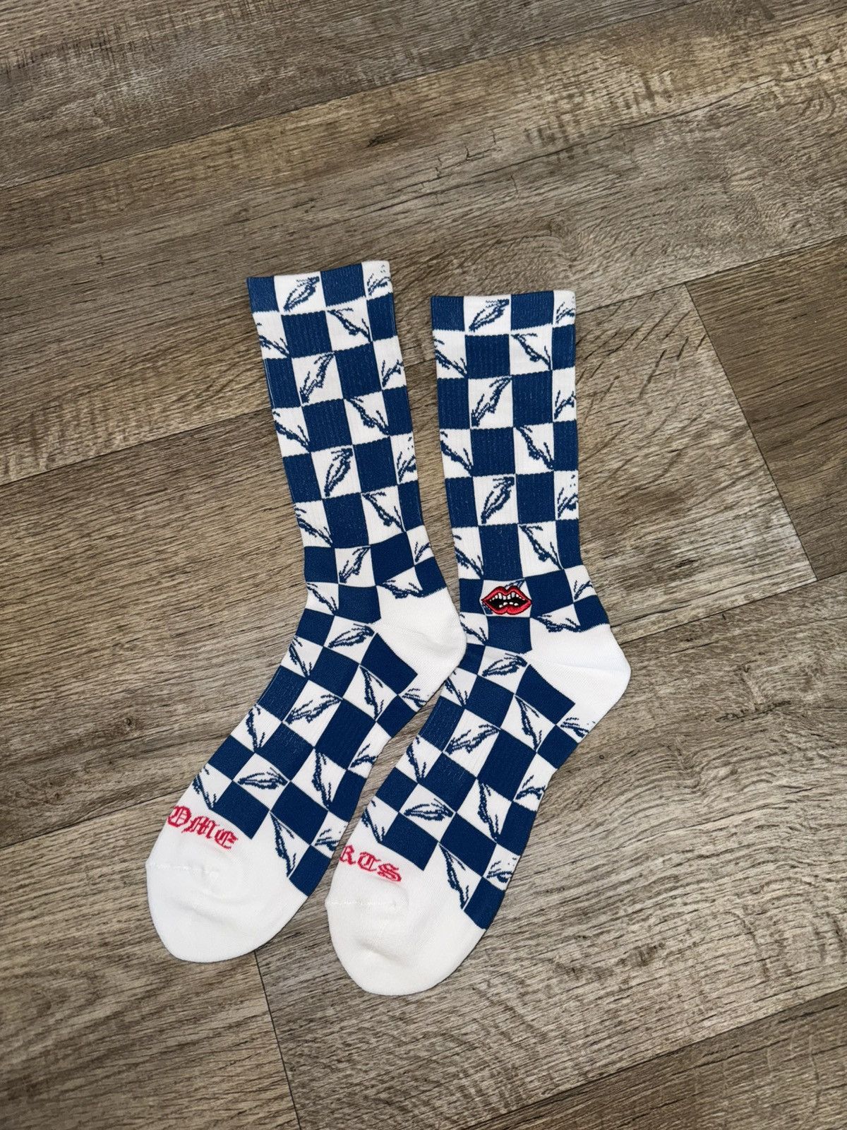 Chrome Hearts Blue Chrome Hearts Matty Boy Collection Socks Size ONE SIZE - 1 Thumbnail