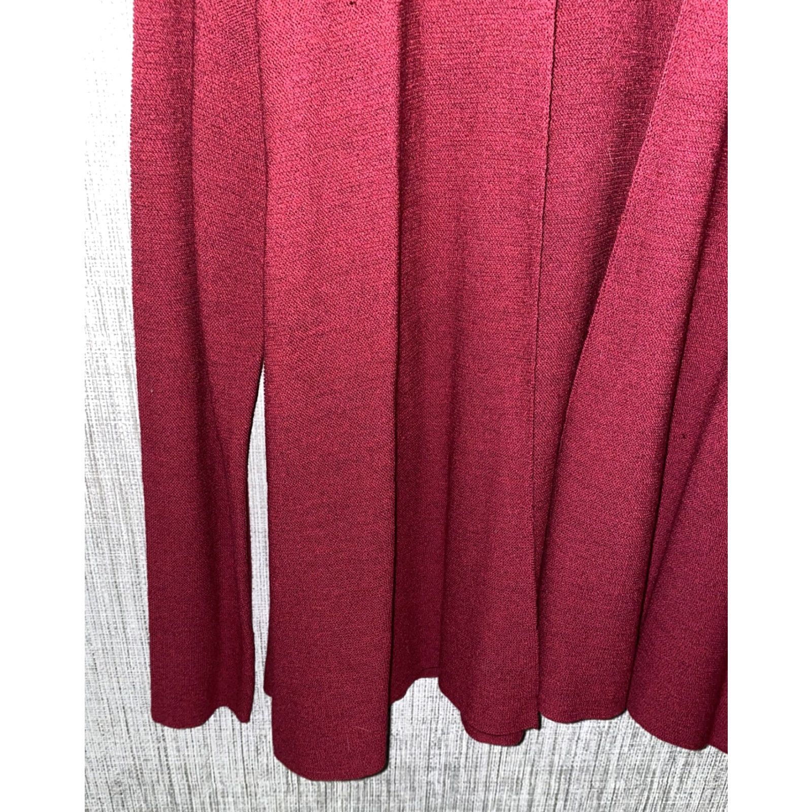 Eileen Fisher Eileen Fisher Women's Sweater Size Small Red Wool Solid Long Sleeve Regular Department Size S / US 4 / IT 40 - 3 Thumbnail