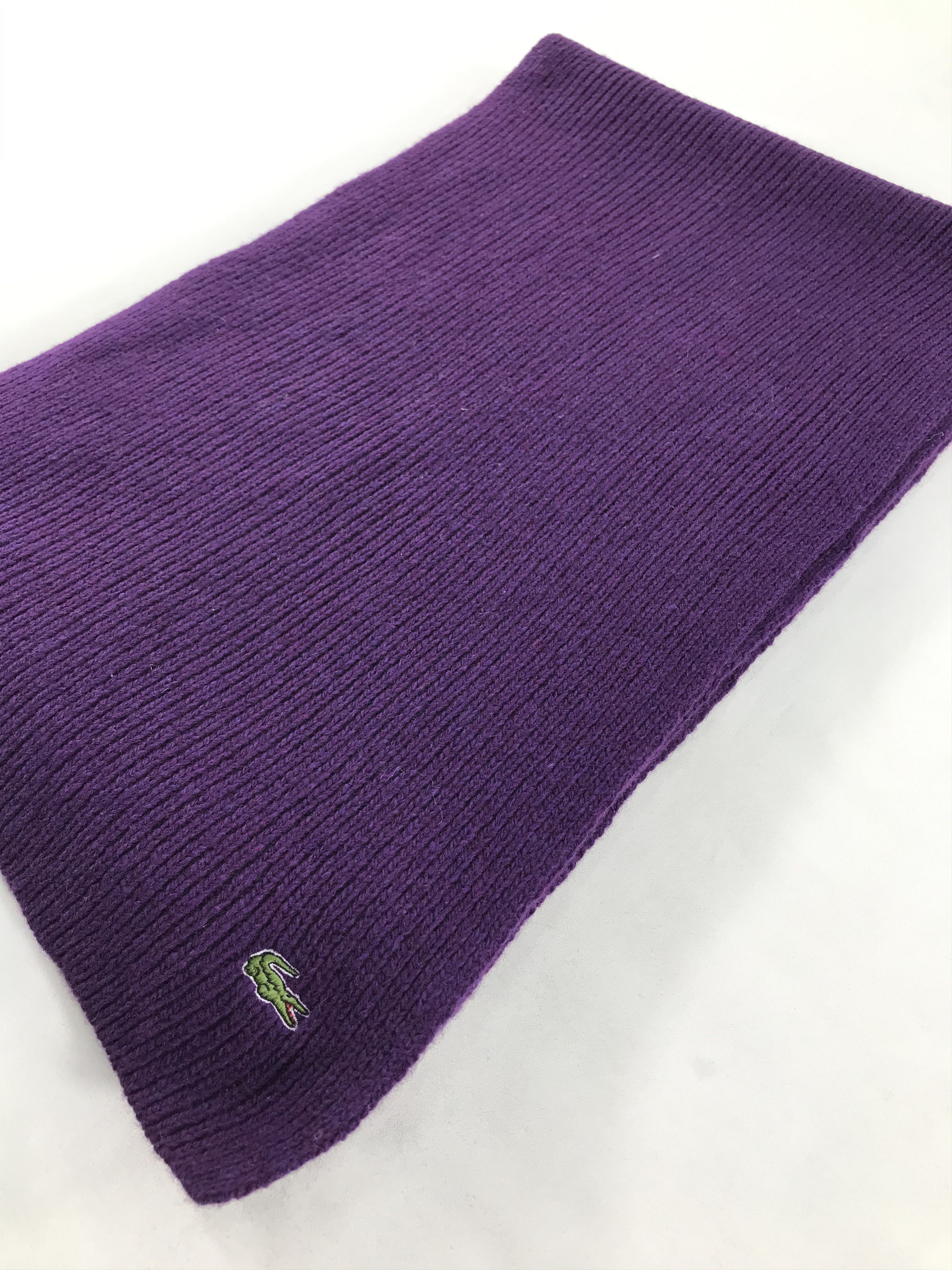 Lacoste Vintage Lacoste Scarf/Muffler/Neckwear MF1538 Size ONE SIZE - 3 Thumbnail