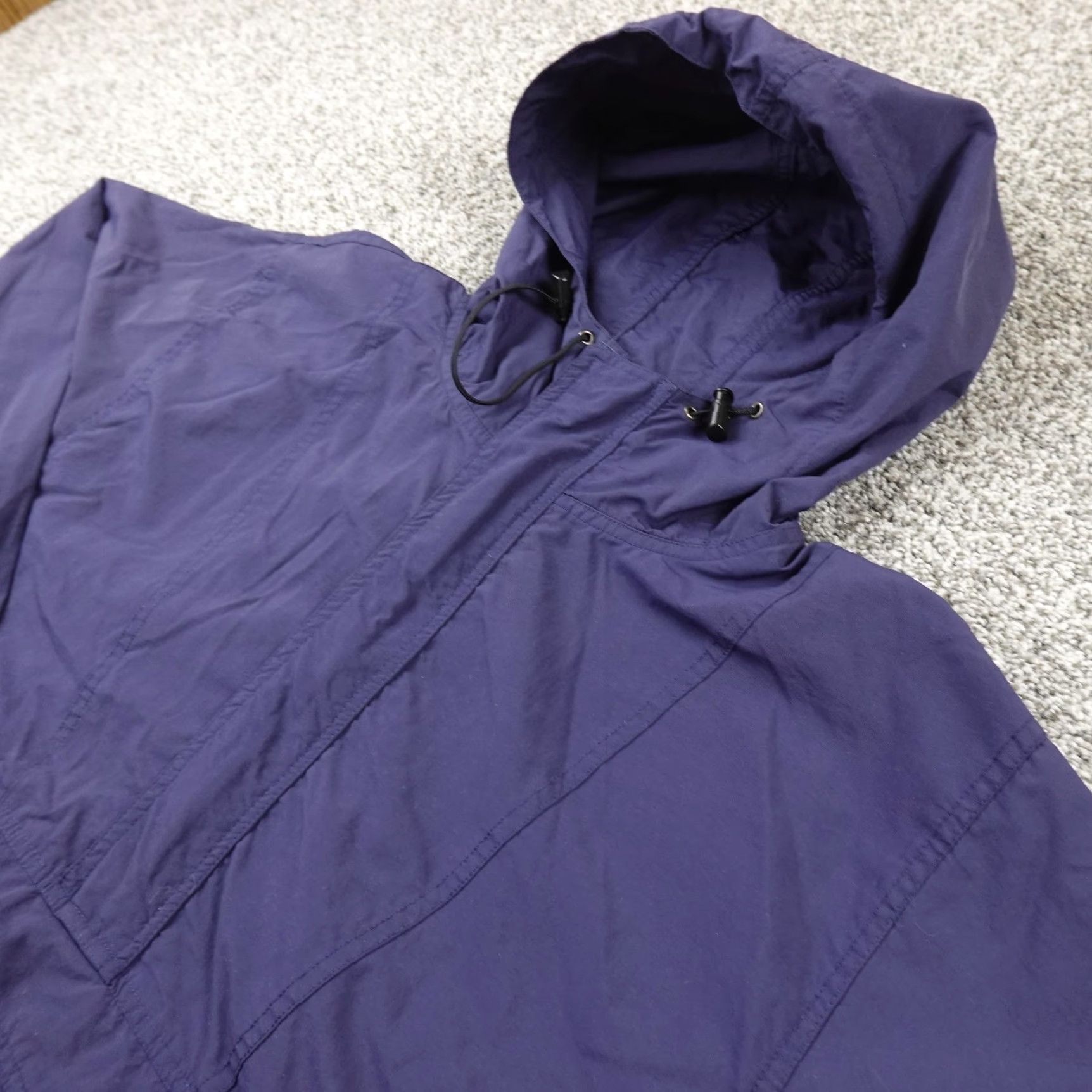 Vintage VINTAGE LL Bean Jacket Mens XLT Anorak Hooded Windbreaker Blue Cotton? Nylon? (adjust to exact original) Size US XL / EU 56 / 4 - 2 Thumbnail