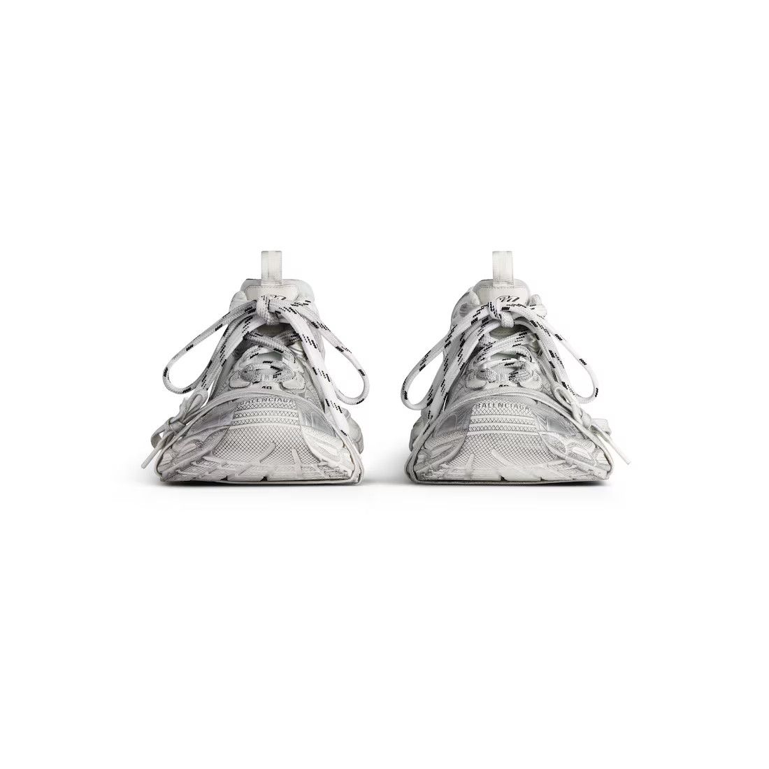 Balenciaga o1bcso1str0325 3XL Summer Mesh Sneakers in White/Grey Size US 11 / EU 44 - 3 Thumbnail