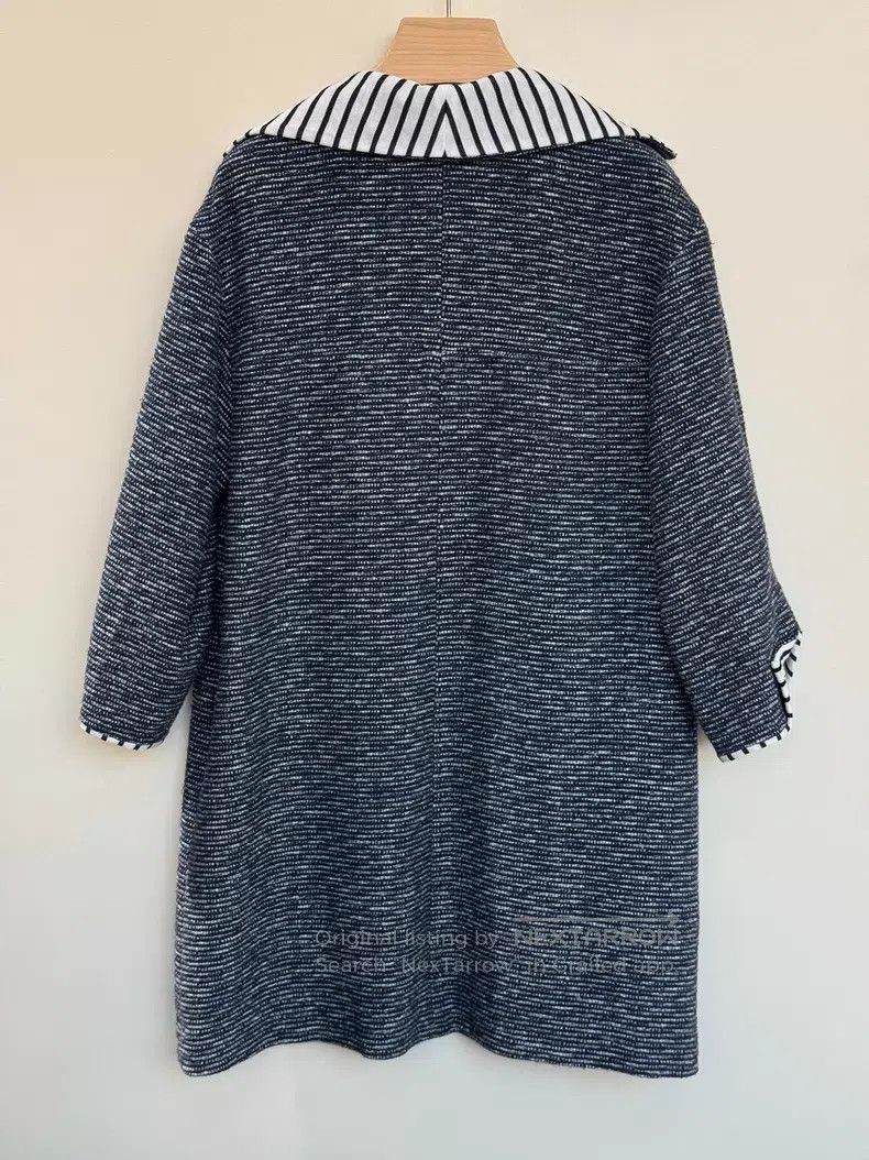 Chanel Chanel Blue navy striped lapel tweed lapel jacket Size XXS / US 00 / IT 34 - 2 Thumbnail