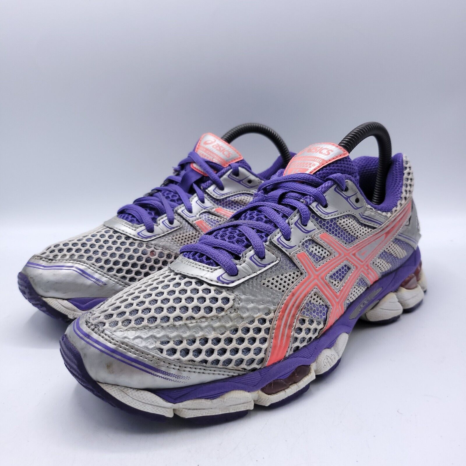Asics Asics Gel-Cumulus 15 Shoe Womens Size 9 T3C5N Gray Purple Size US 9 / IT 39 - 1 Thumbnail