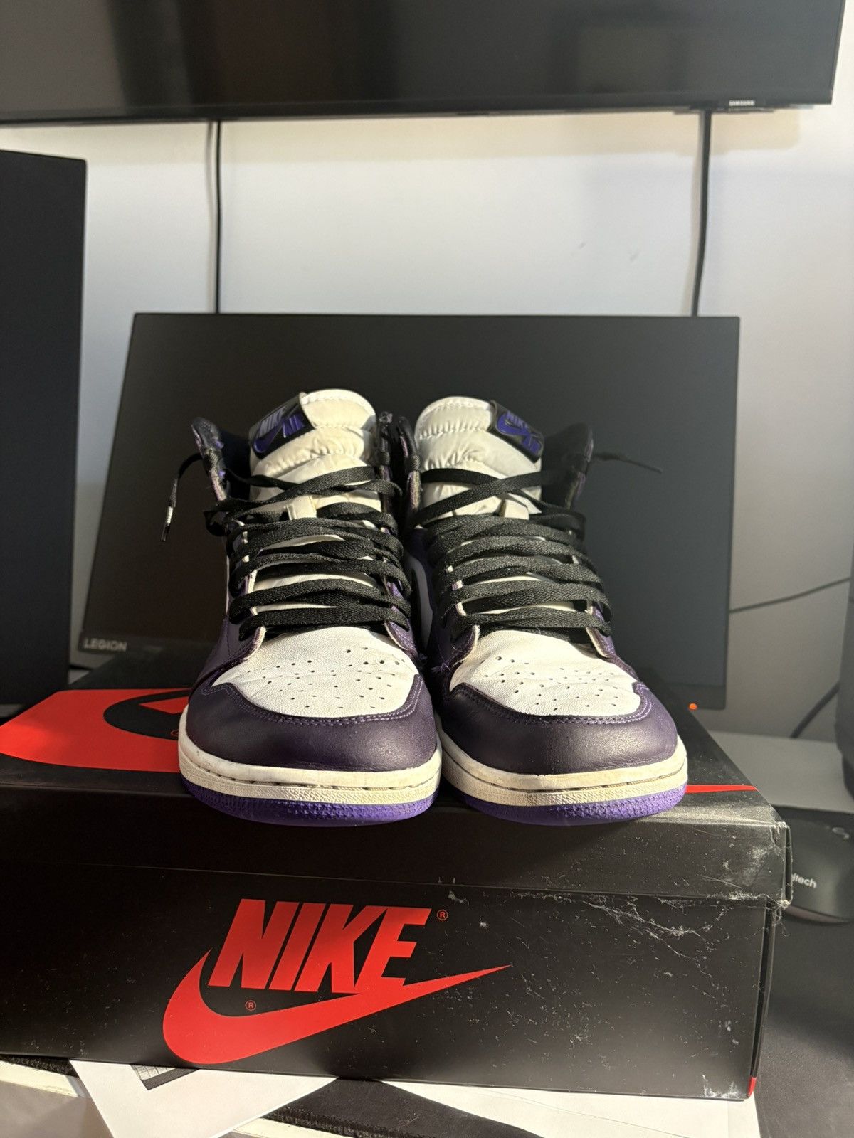 Jordan Brand Jordan 1 Court Purple Size US 14 / EU 47 - 2 Thumbnail