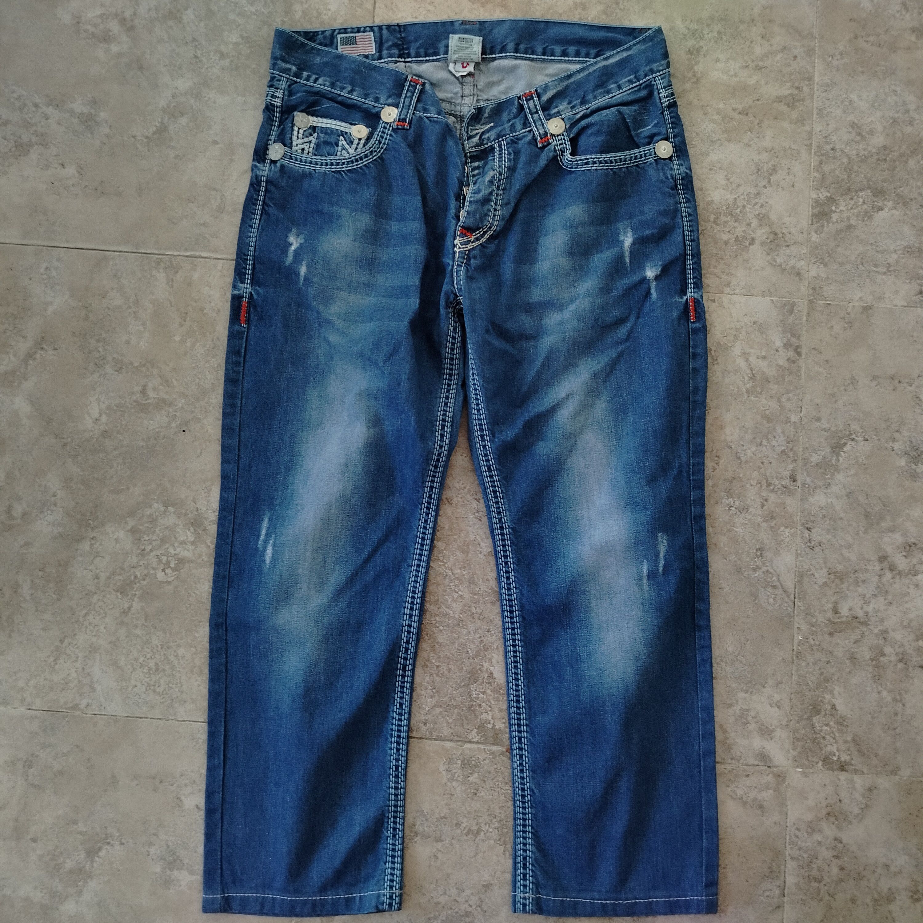 True Religion TRUE RELIGION Men's Jeans Ricky Super T World Tour USA Made Size US 38 / EU 54 - 1 Thumbnail