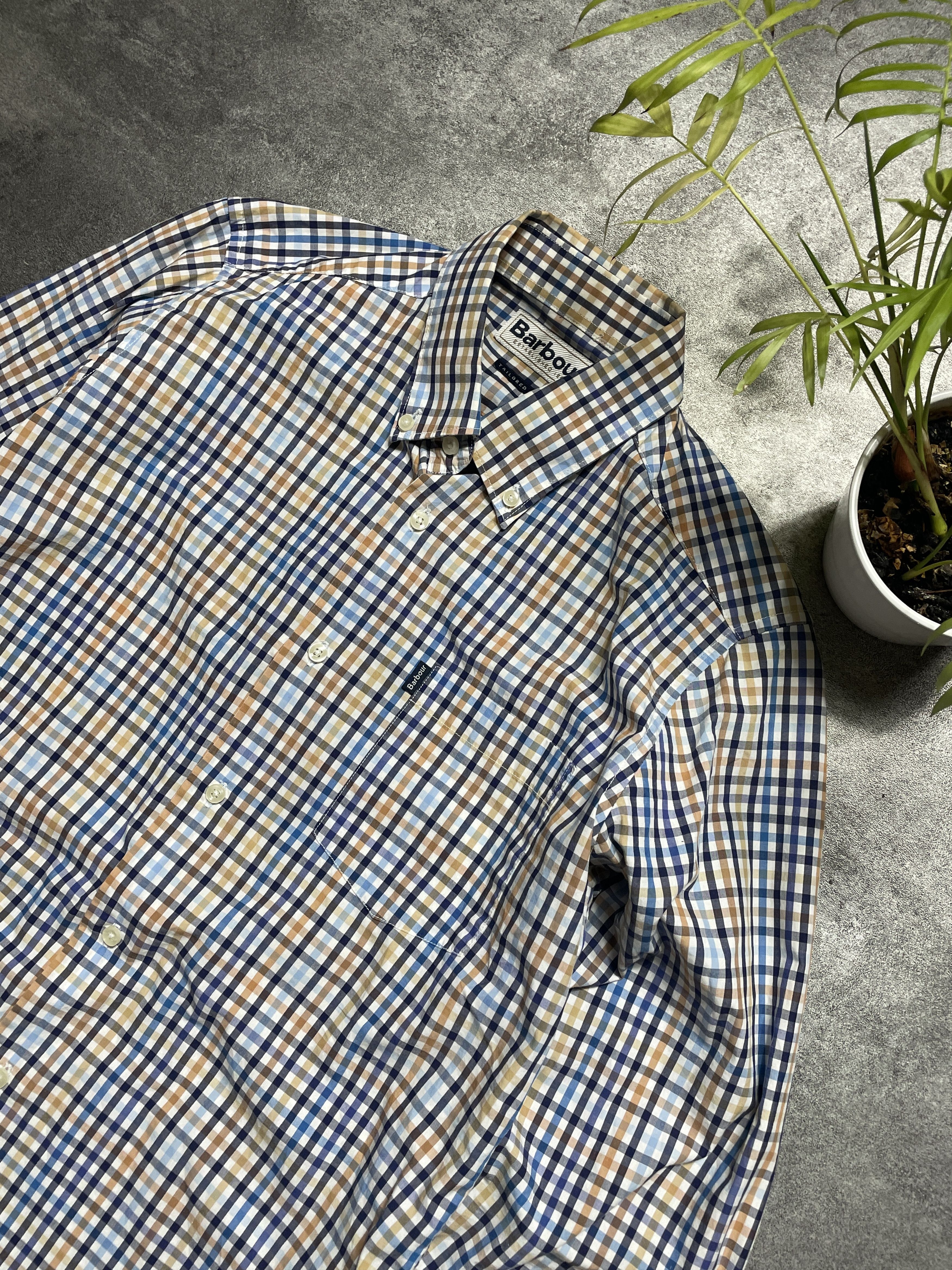 Barbour Barbour Luxury Checkered Shirt Button Up Elegant Size US S / EU 44-46 / 1 - 2 Thumbnail
