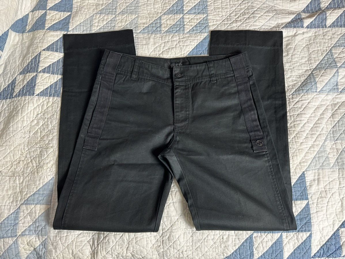 Gucci Heavyweight twill double layered slim fit chinos Size US 30 / EU 46 - 1 Thumbnail