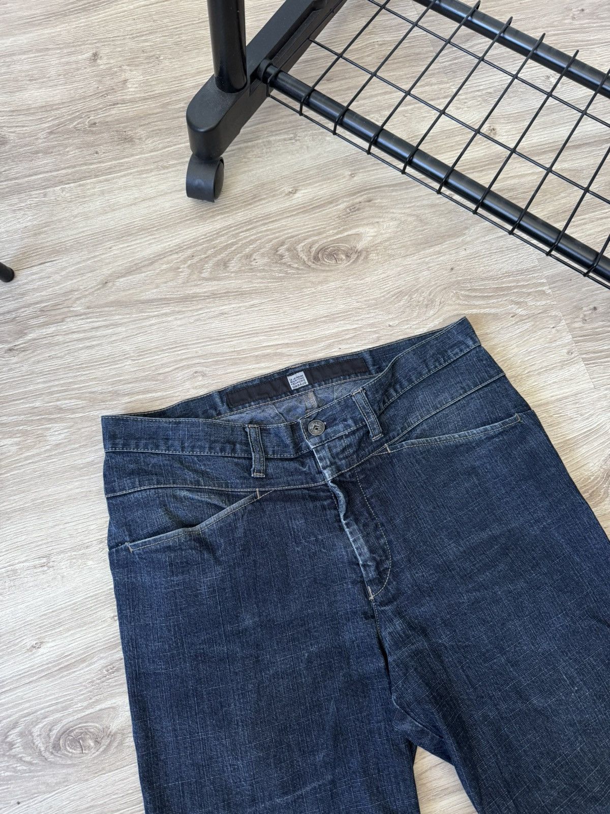 Marithe + Francois Girbaud Vintage Y2K Marithe Francois Girbaud Flared Denim Jeans Size 28" / US 6 / IT 42 - 4 Thumbnail