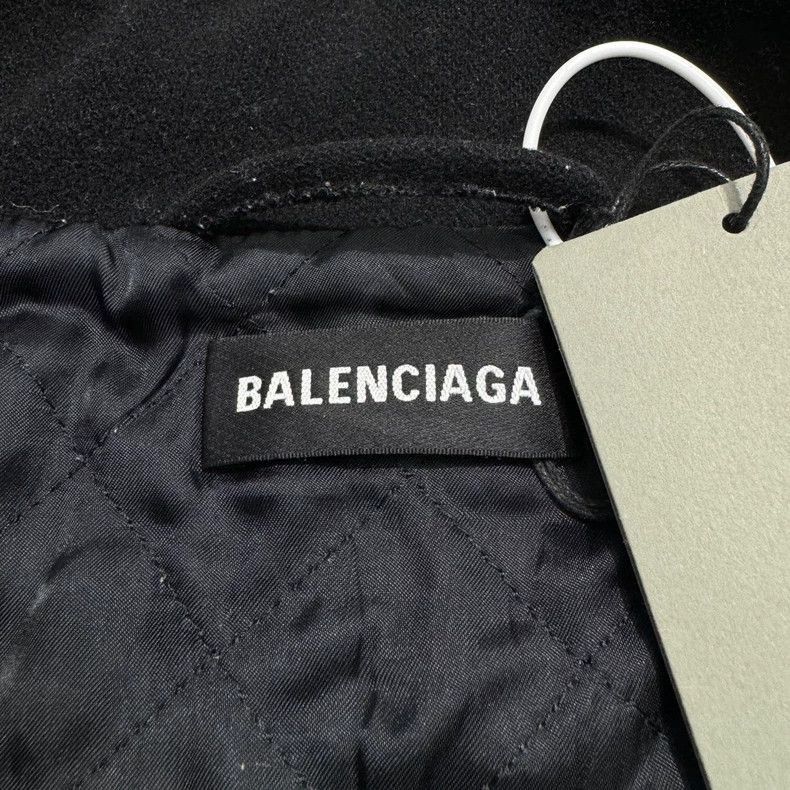 Balenciaga Balenciaga lamb wool logo submachine jacket-2506 Size US L / EU 52-54 / 3 - 2 Thumbnail